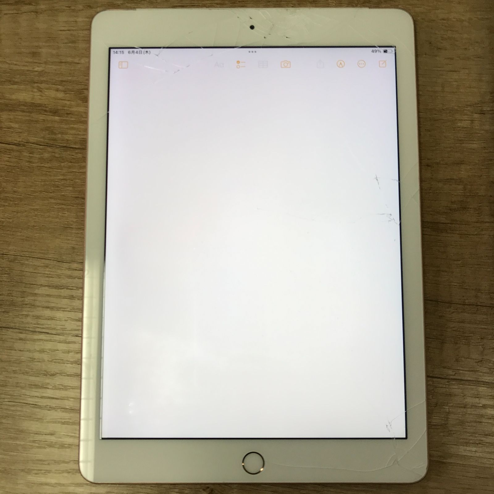 ジャンク】iPad 第6世代 32GB セルラー ゴールド - メルカリ