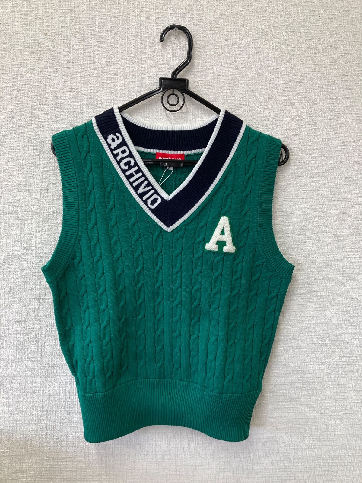 archivio アルチビオ Vネックニットベスト 36size