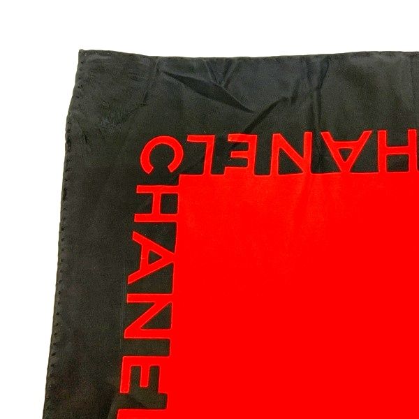 CHANEL シャネル 大判シルクスカーフ マドモアゼル シルエット ココ