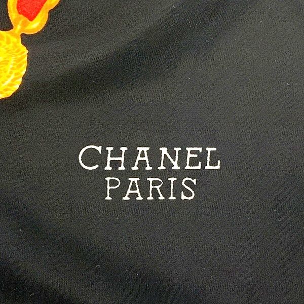 シャネル シルクスカーフ ココ シルエットマドモアゼル 大判 シルク100% CHANEL シャネル 大判シルクスカーフ マドモアゼル シルエット ココ