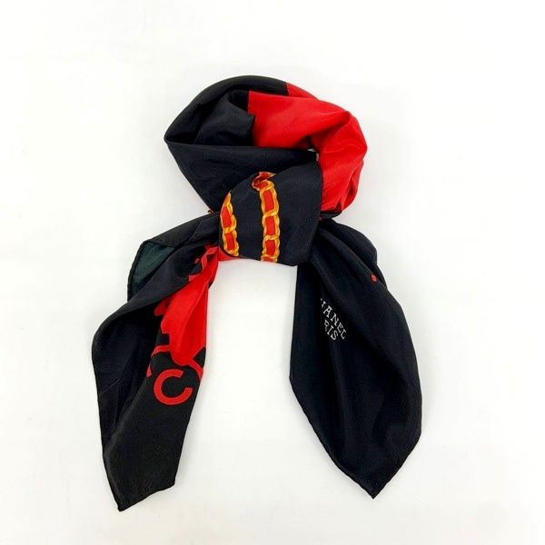CHANEL シャネル 大判シルクスカーフ マドモアゼル シルエット ココ