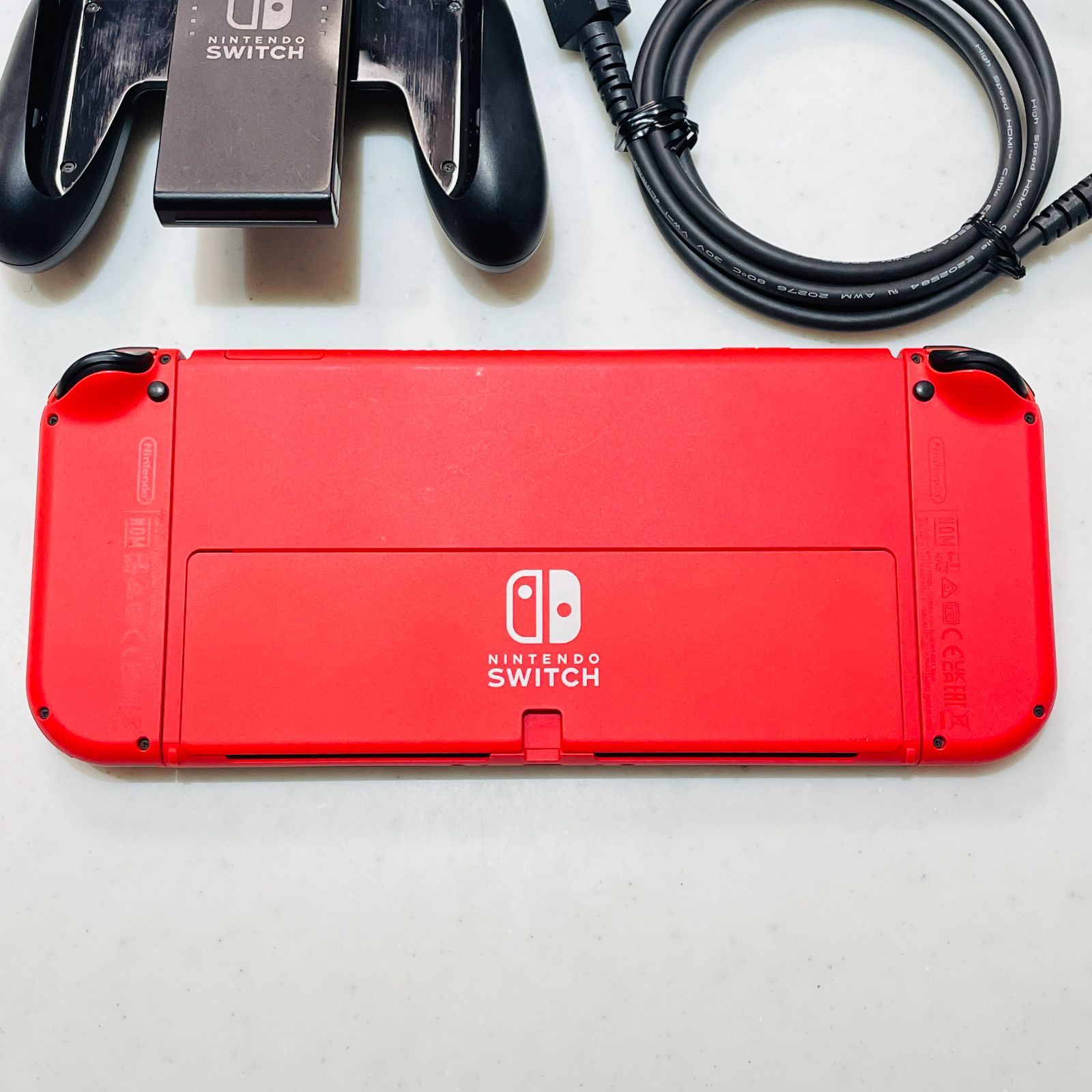 マリオレッド 2023年製 Nintendo Switch 有機ELモデル 美品 動作確認