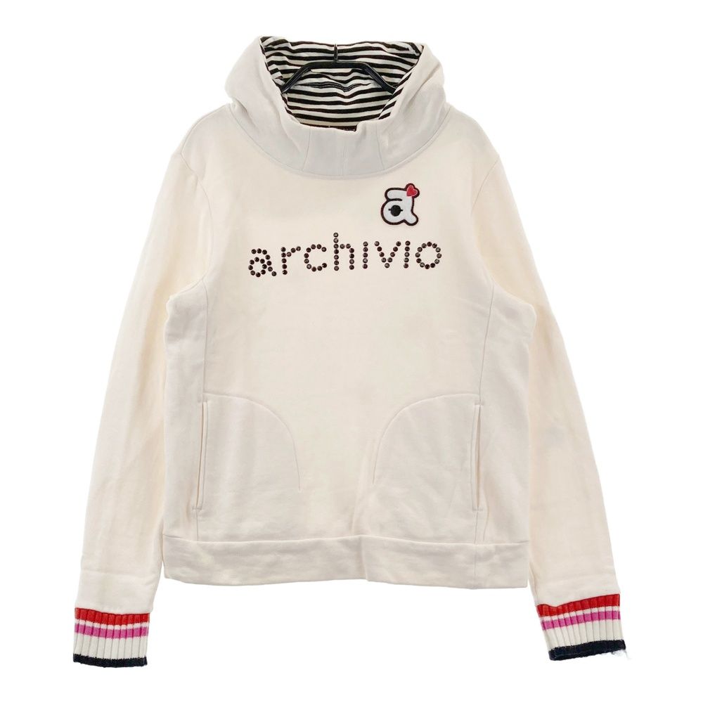 サイズ：40 ARCHIVIO アルチビオ 長袖プルオーバー ベージュ系 [240101707724] ゴルフウェア レディース ストスト