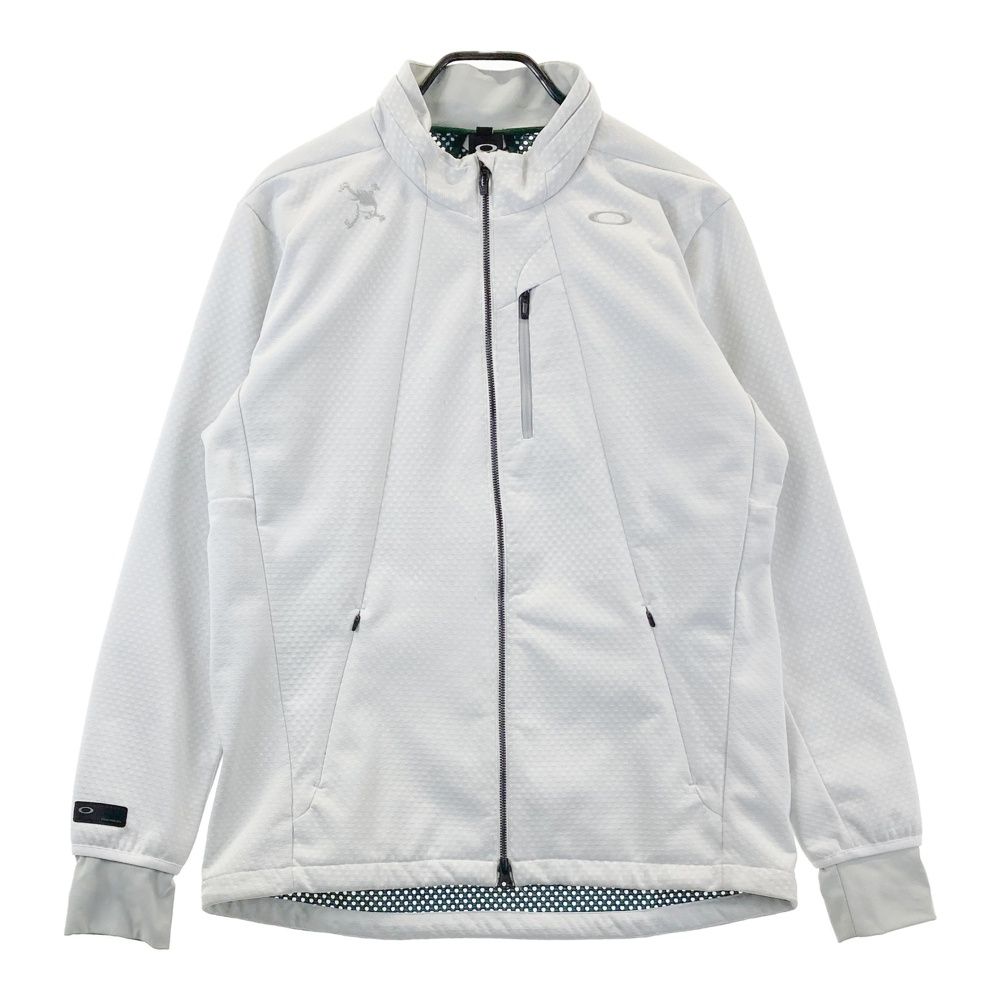 Size: XL OAKLEY Oakley 412636J] P Zip Jacket Skull Embroidery Gray [240101707733] Golf Wear Mens Storst