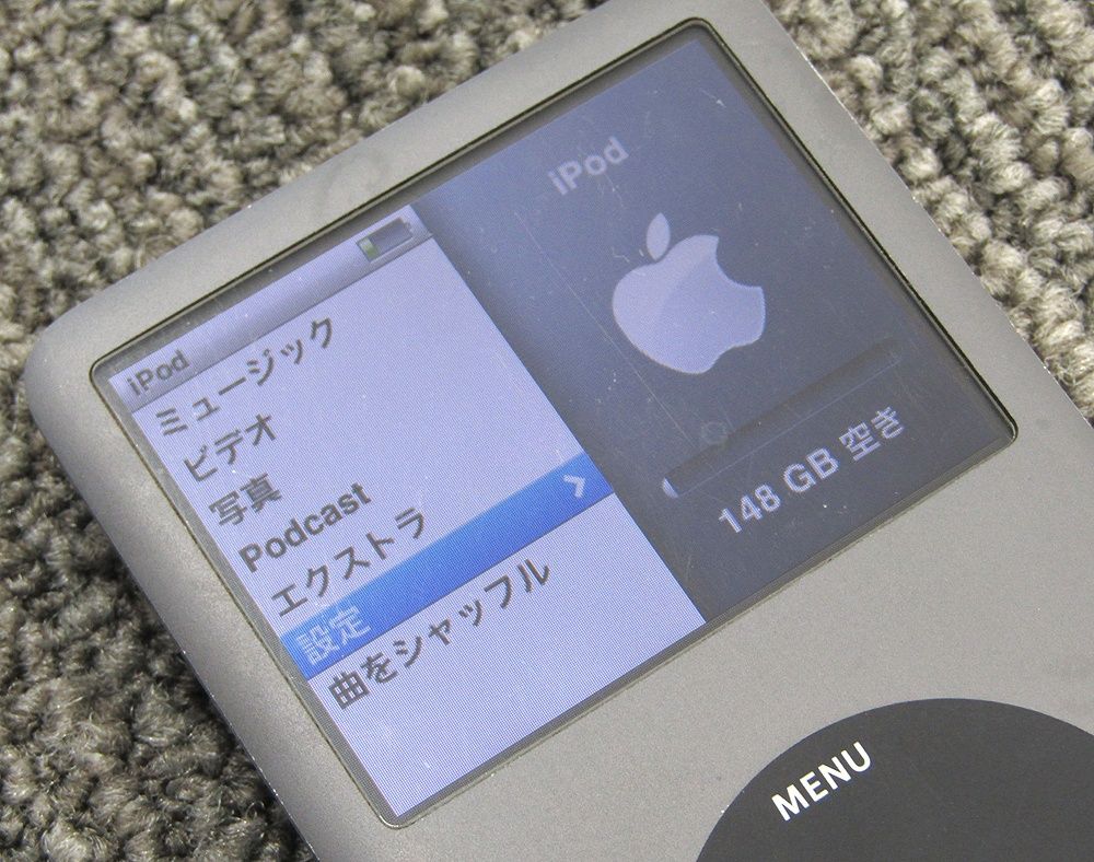 Apple iPod classic 160GB MC297J/A 動作OK】 Apple iPod classic