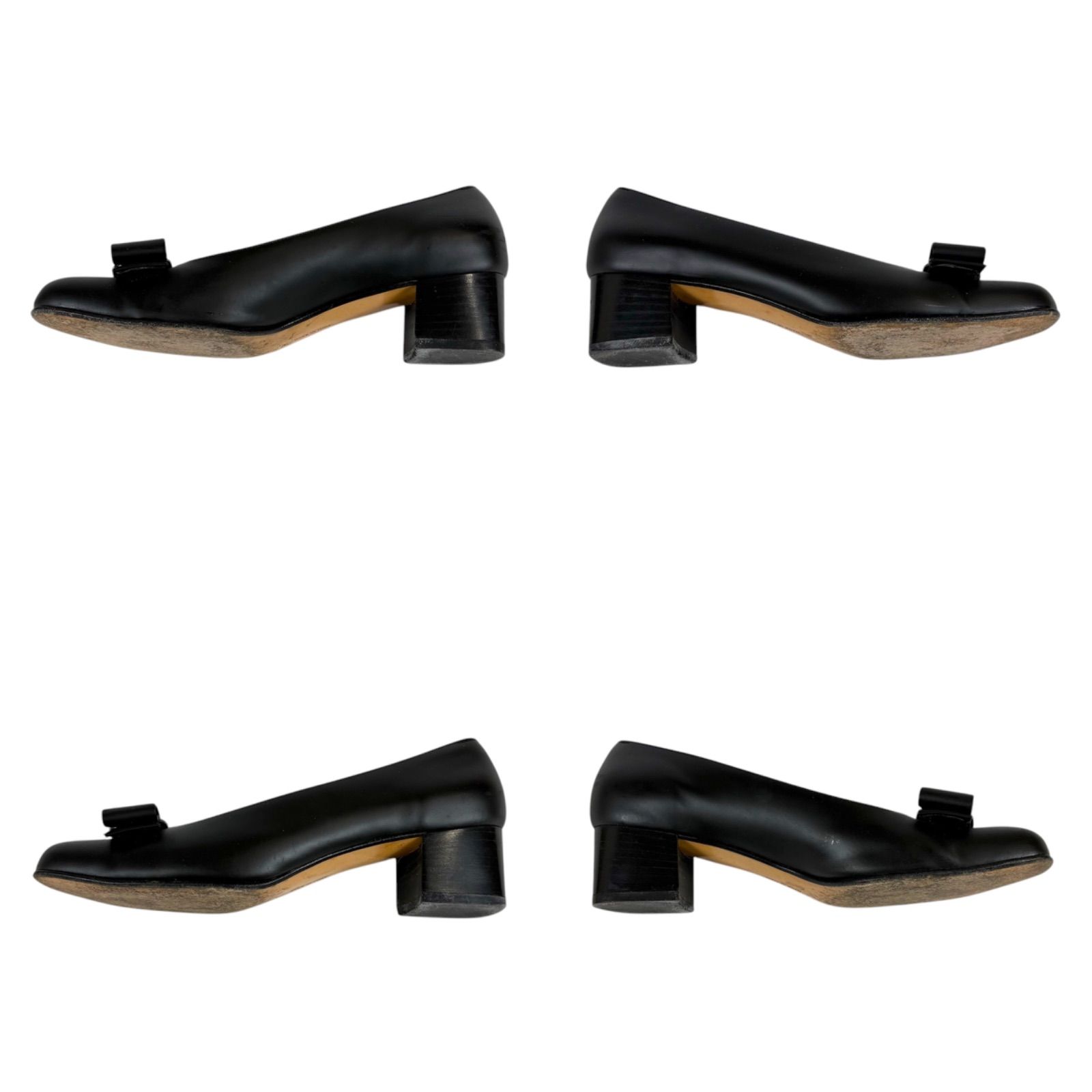 サルヴァトーレフェラガモ Salvatore Ferragamo ヴァラリボン パンプス