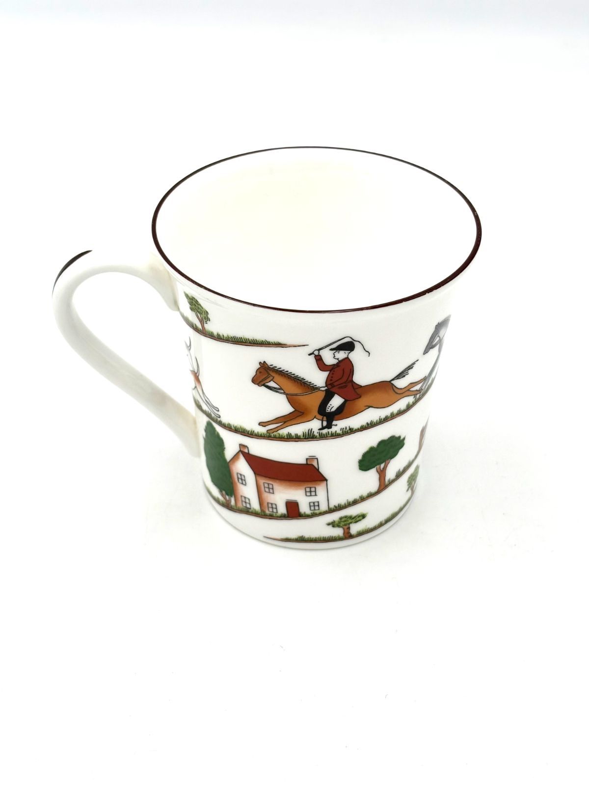 【希少】ウェッジウッド　WEDGWOOD　ハンティングシーン　マグ　マグカップ