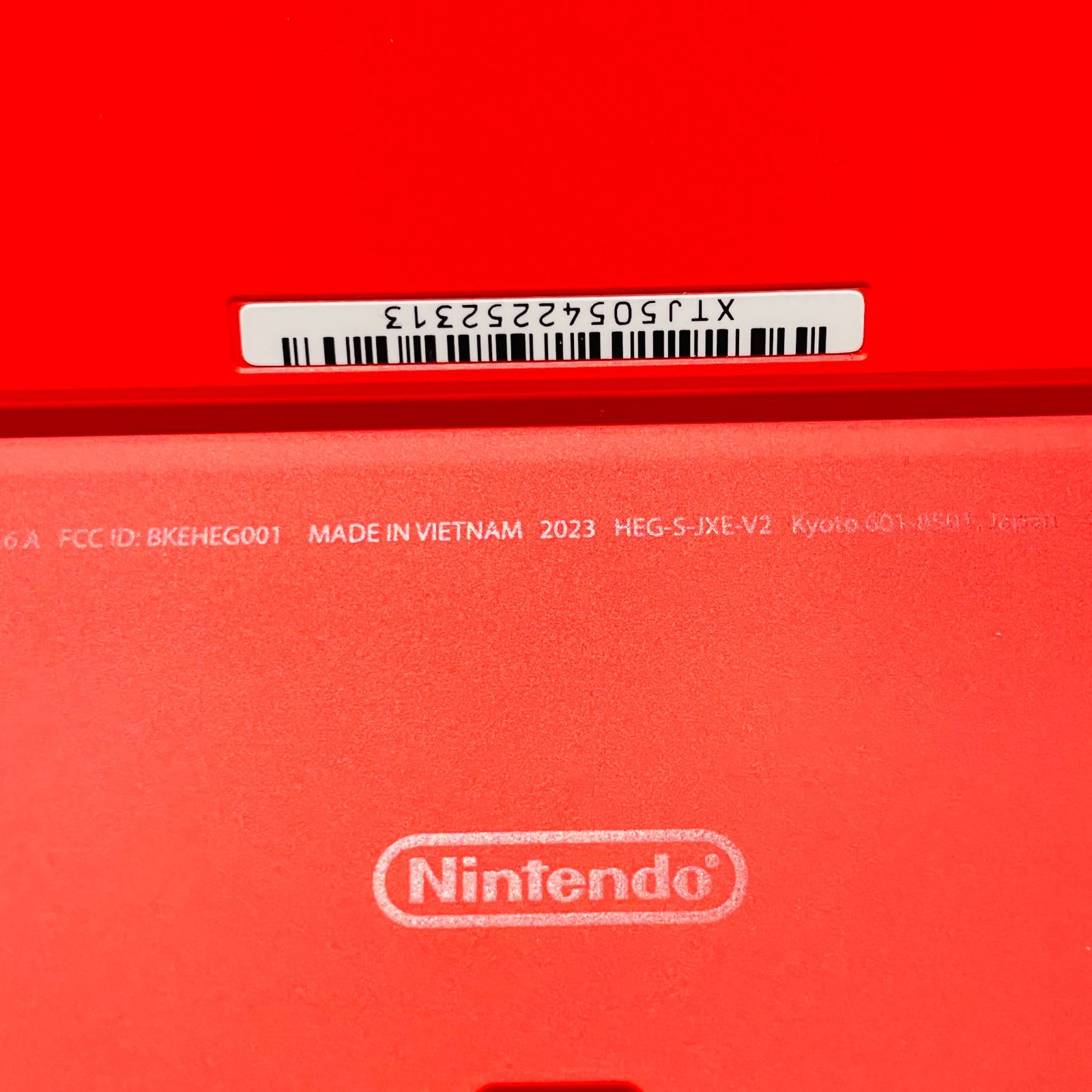 ニンテンドースイッチ 有機ELモデル マリオレッド 2023年製 美品 画面