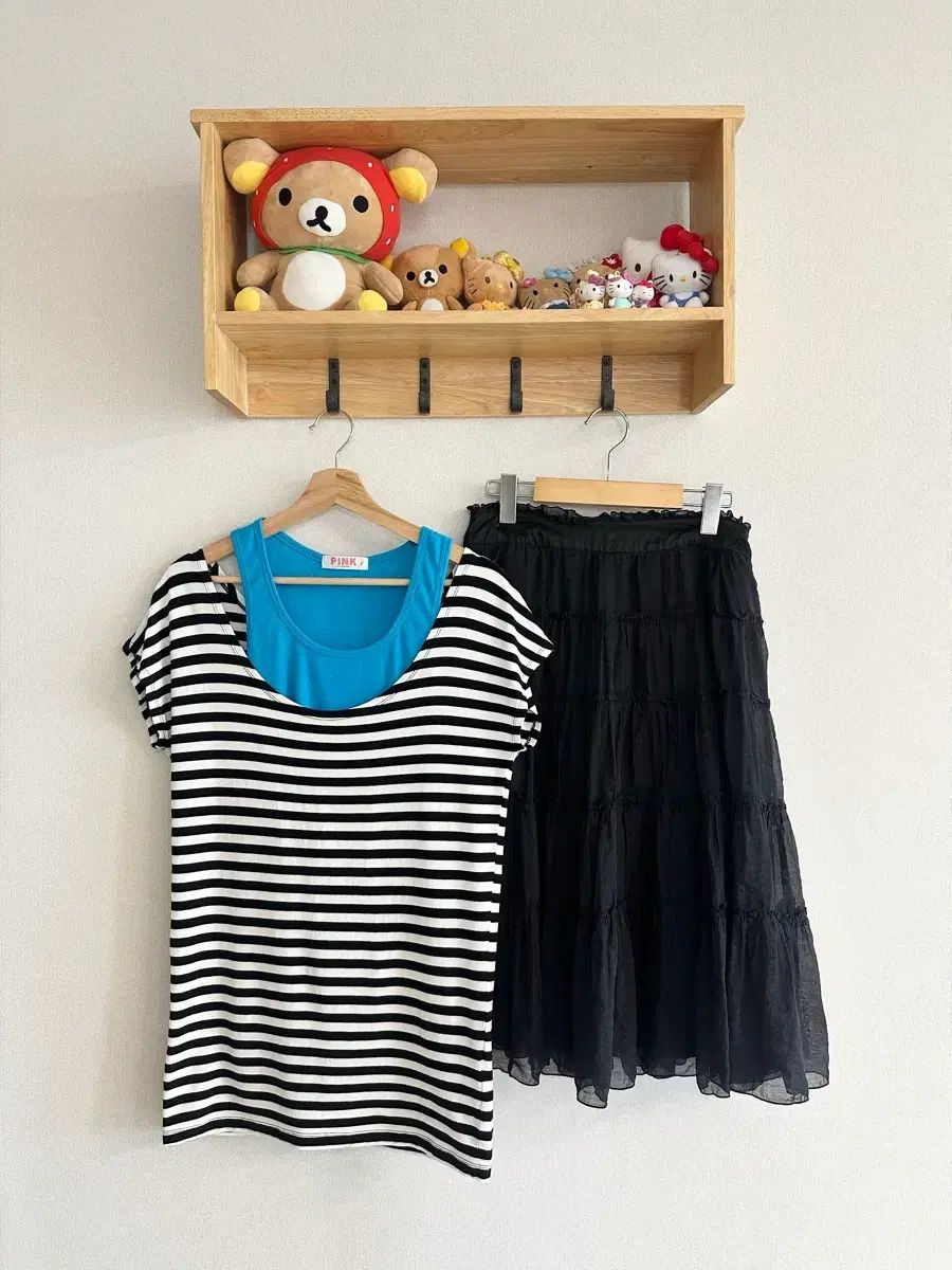 日本 ヴィンテージ Kitsch 奇抜 パンク y2k レイヤード コーディネートセット