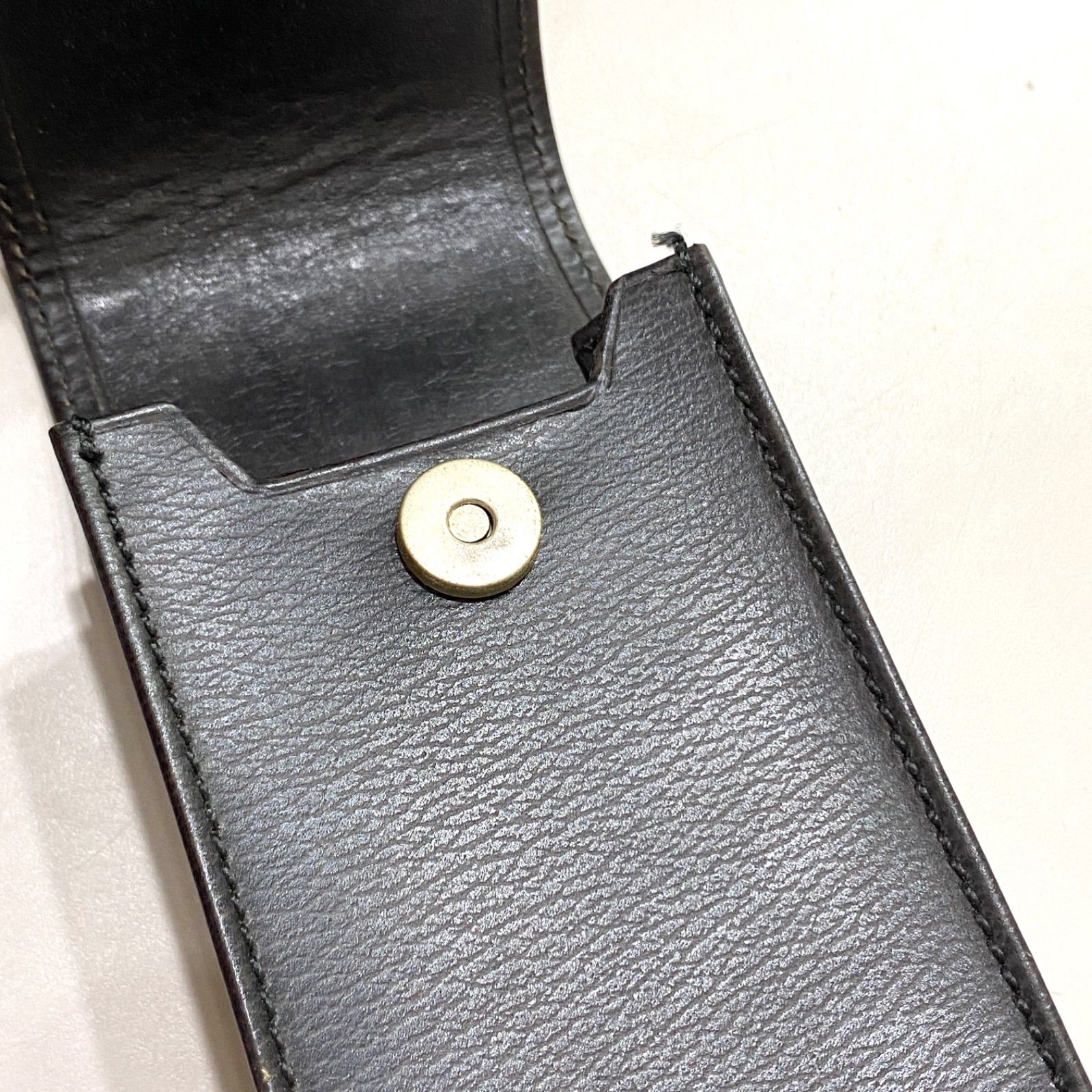 ✨美品✨dunhill ダンヒル シガレットケース タバコ 本革 ダーク