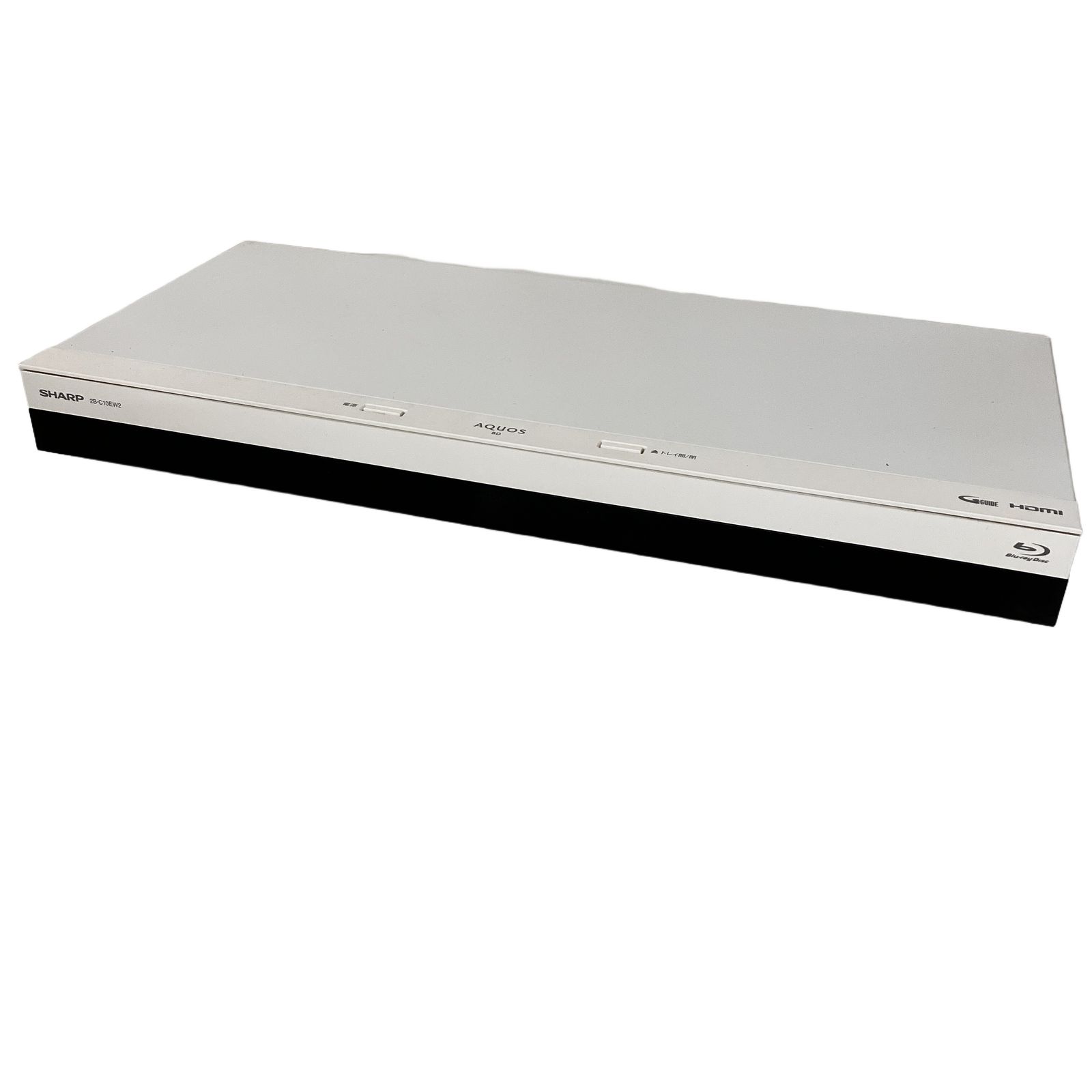 SHARP シャープ AQUOS 2B-C10EW2 ホワイト ブルーレイレコーダー 2023年製 アクオス 中古 S11314975