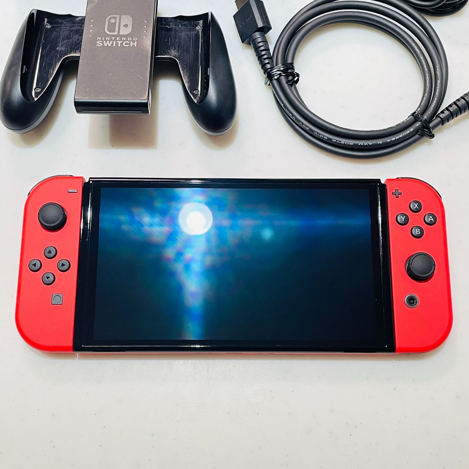 美品 動作確認済み 2023年製 Nintendo Switch 有機ELモデル マリオ