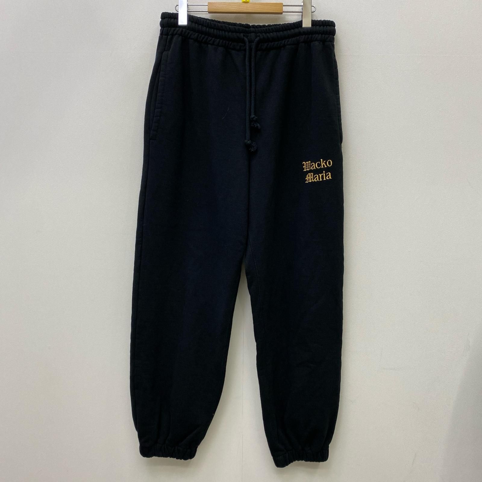 【加古川店】 中古 WACKOMARIA | ワコマリア パンツ WASHED HEAVY WEIGHT SWEAT PANTS ブラック サイズ:L 【107】