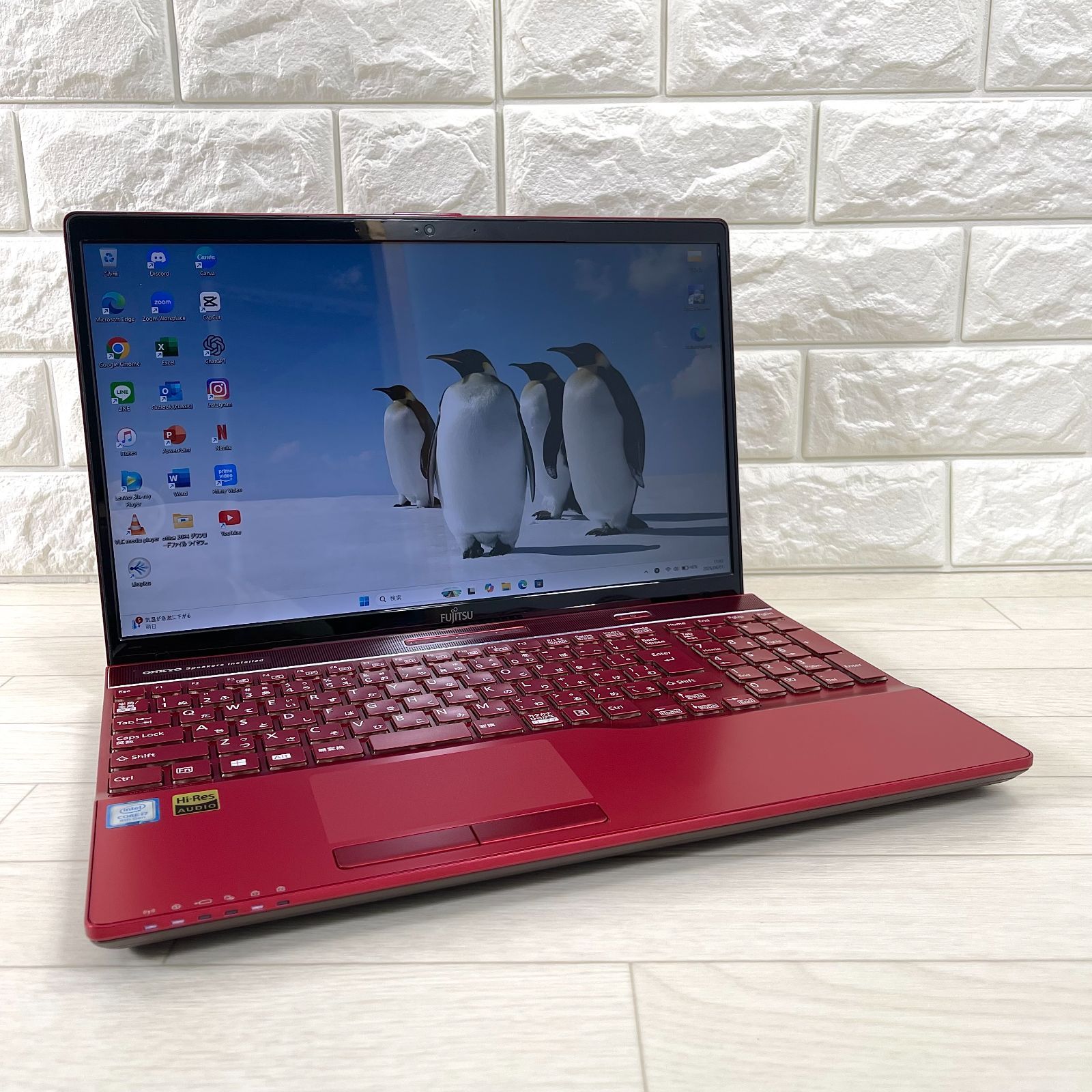 富士通 LIFEBOOK 第8世代 Coeri7 8550U 高速SSD512GB＋HDD1TB 合計1.5 