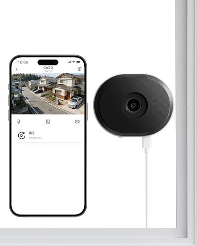 【窓越し撮影に特化・工事不要・AI人車検知】ZOSI 窓カメラ 3MP/2K 屋内用Wi-Fi防犯カメラ 常時カラー夜視 F1.0大口径レンズ 2.4G/5GHz双帯域対応 双方向通話 車両検知 ガラス越し撮影 ベランダ/水槽/キャンピングカー/店舗見守り 簡