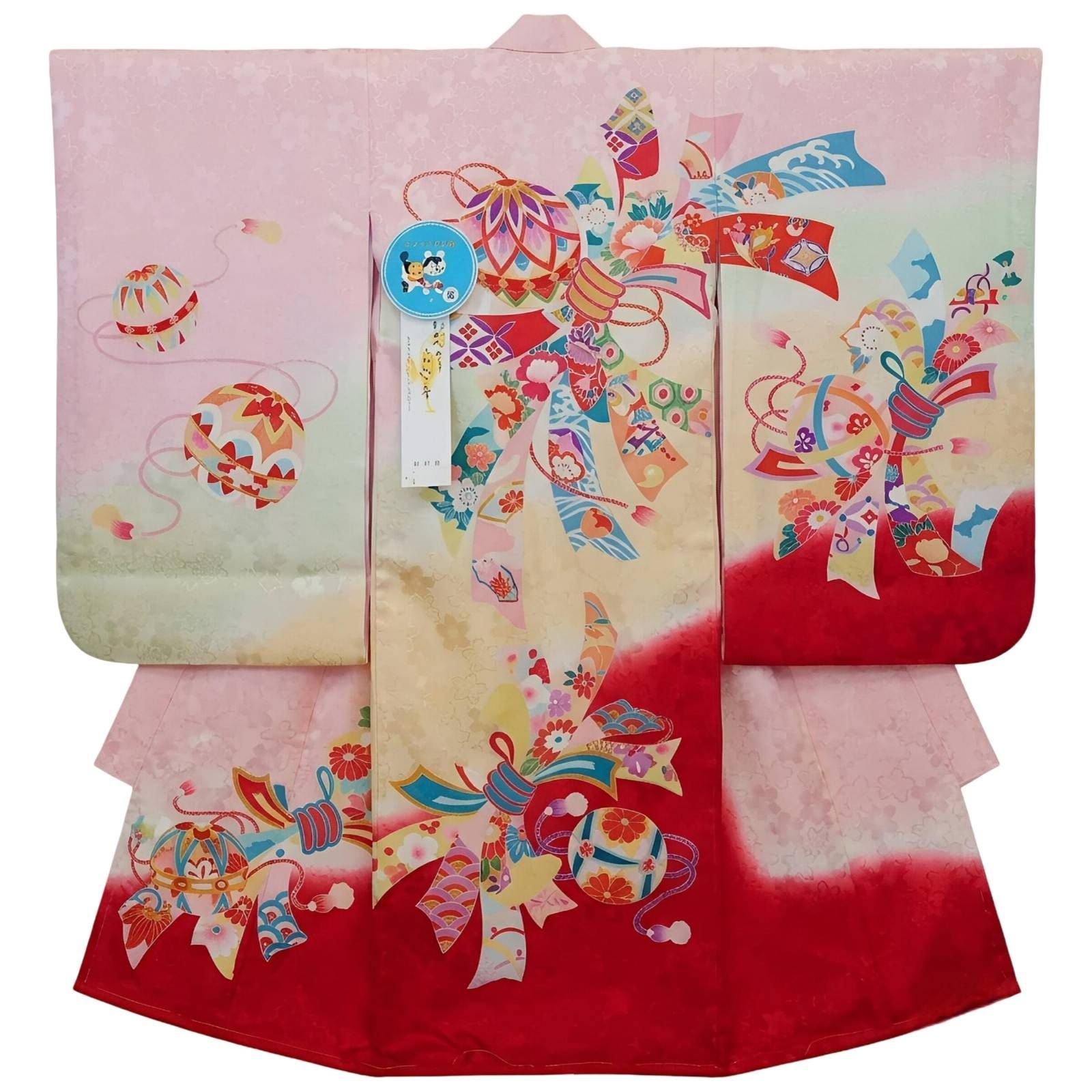 初着・女児（正絹・長襦袢付き・新古品）