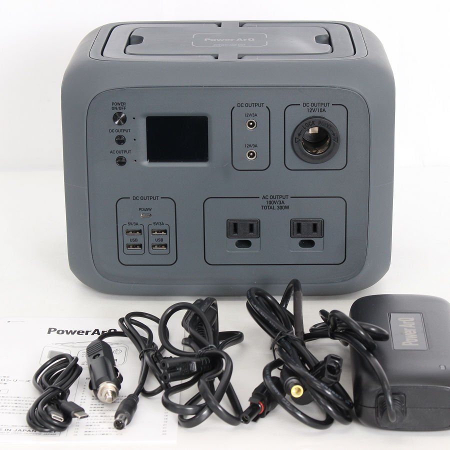 SmartTap PowerArQ2 AC50-CH チャコール 500Wh ポータブル電源 スマートタップ パワーアーク 本体