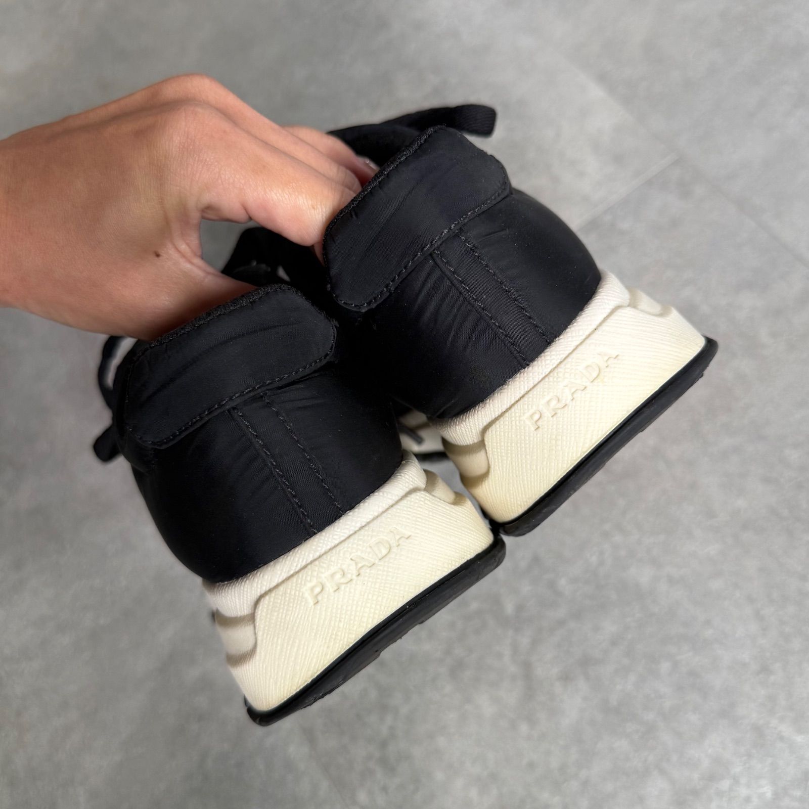 PRADA プラダ スニーカー ナイロン ブラック スニーカー 1E553L 35.5 