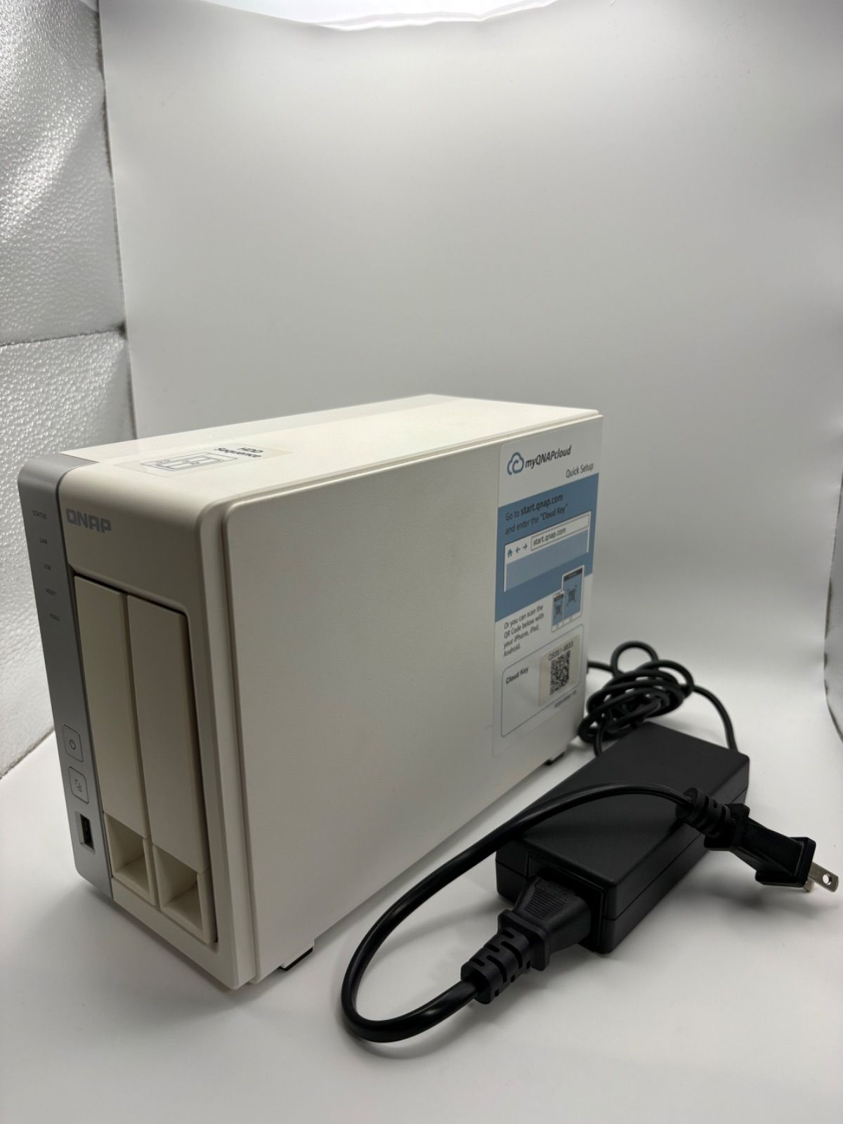 QNAP NAS 2ベイ TS-231 動作品　LANポート2個付 QNAP 2ベイNAS TS-231+ 中古品 - メルカリ