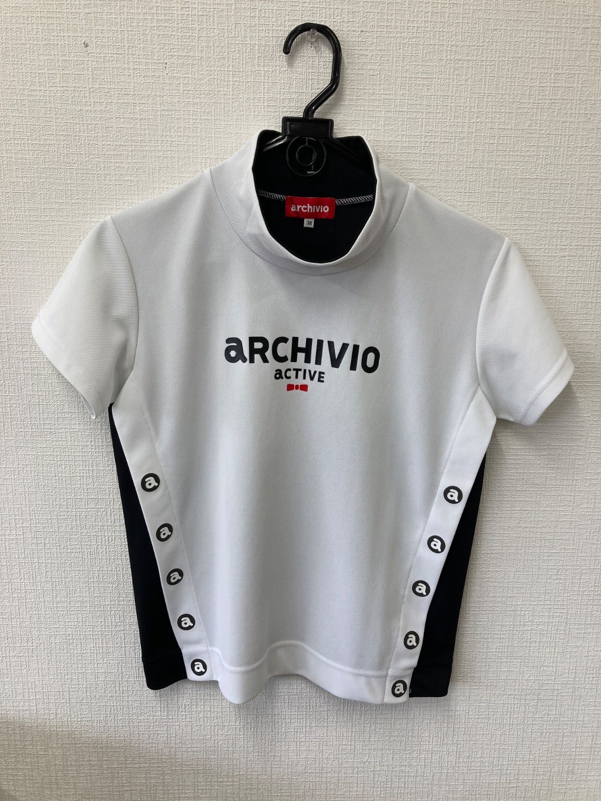 archivio アルチビオ 半袖モックネック 38size - メルカリ