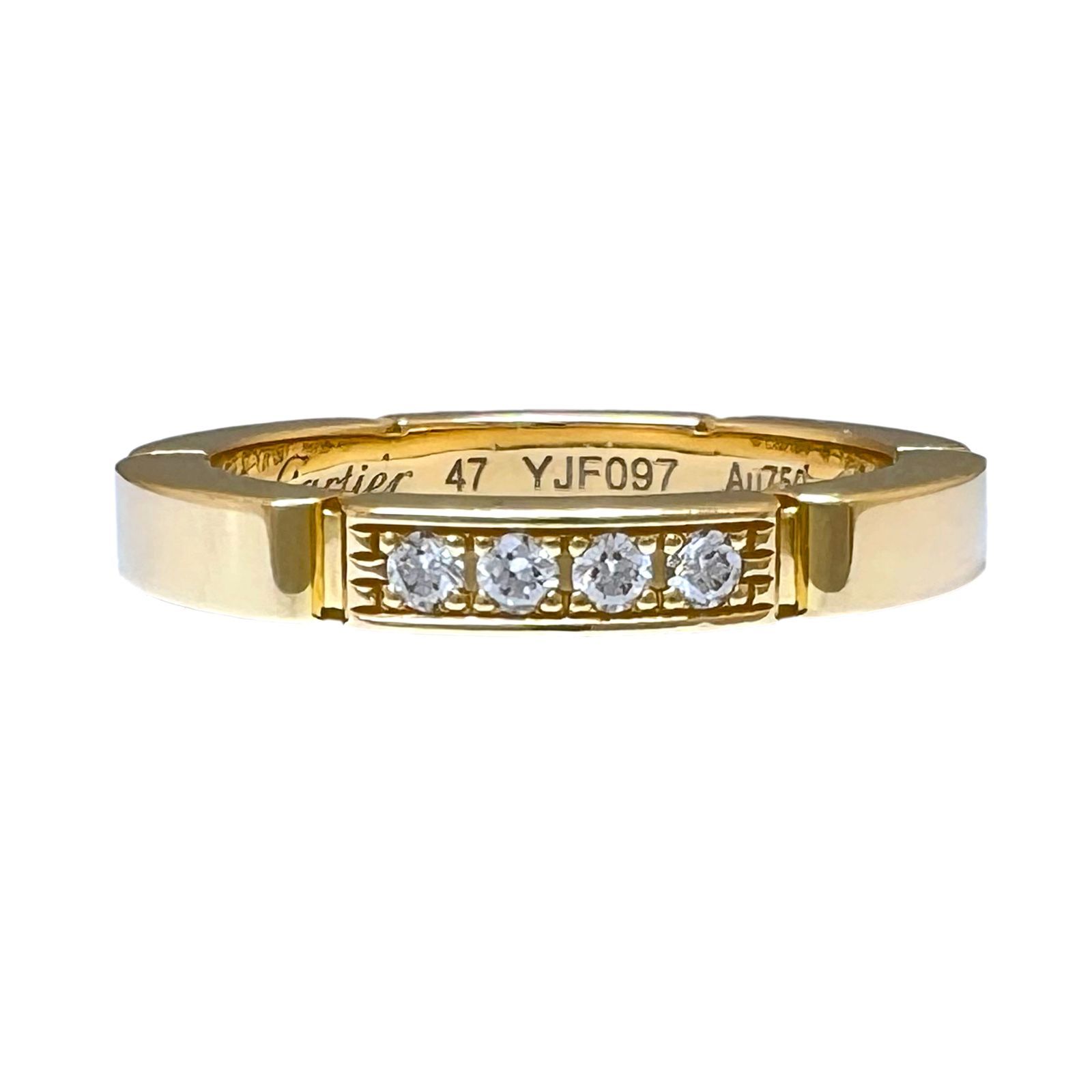 CARTIER カルティエ リング マイヨンパンテール ダイヤ 750 K18 YG 