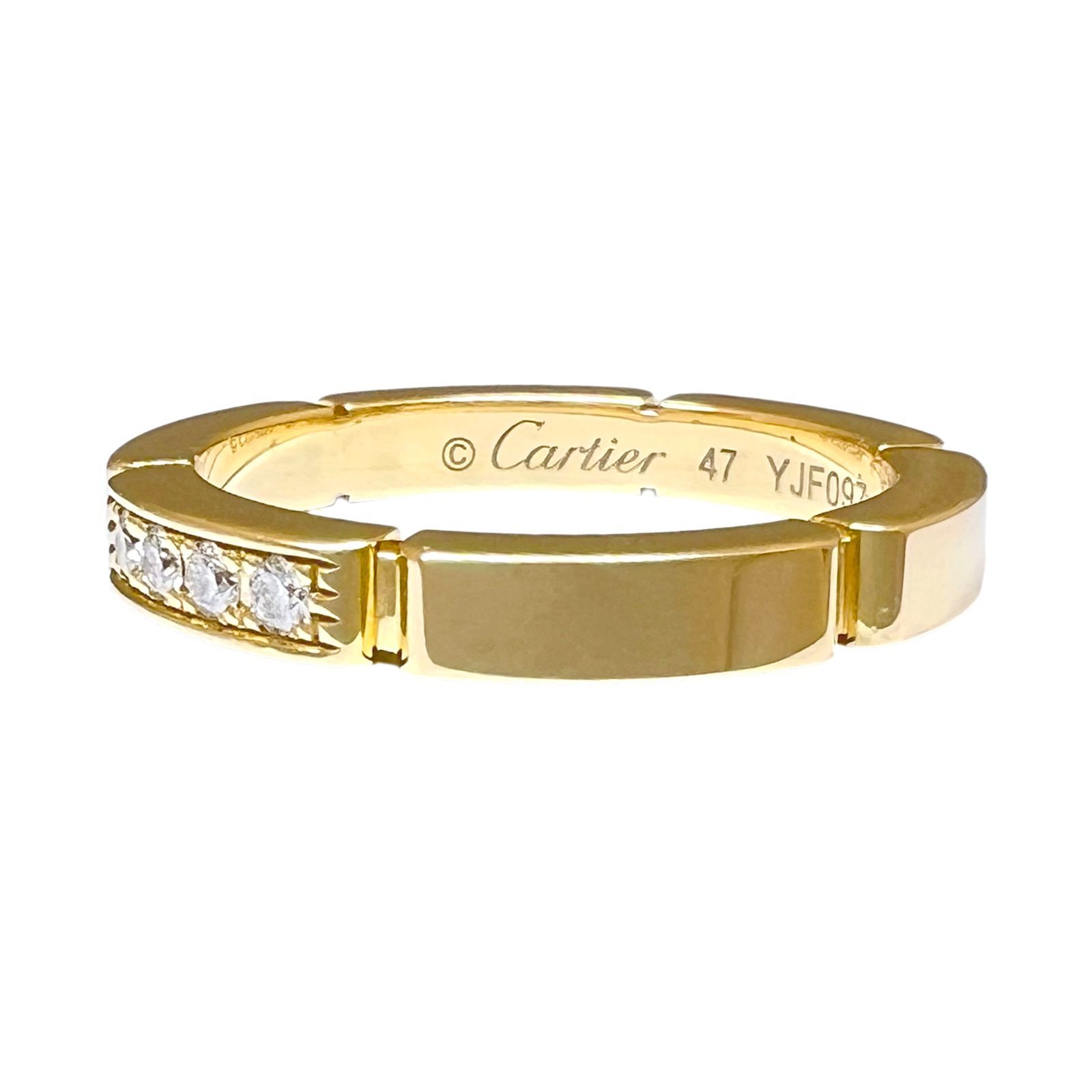 CARTIER カルティエ リング マイヨンパンテール ダイヤ 750 K18 YG 