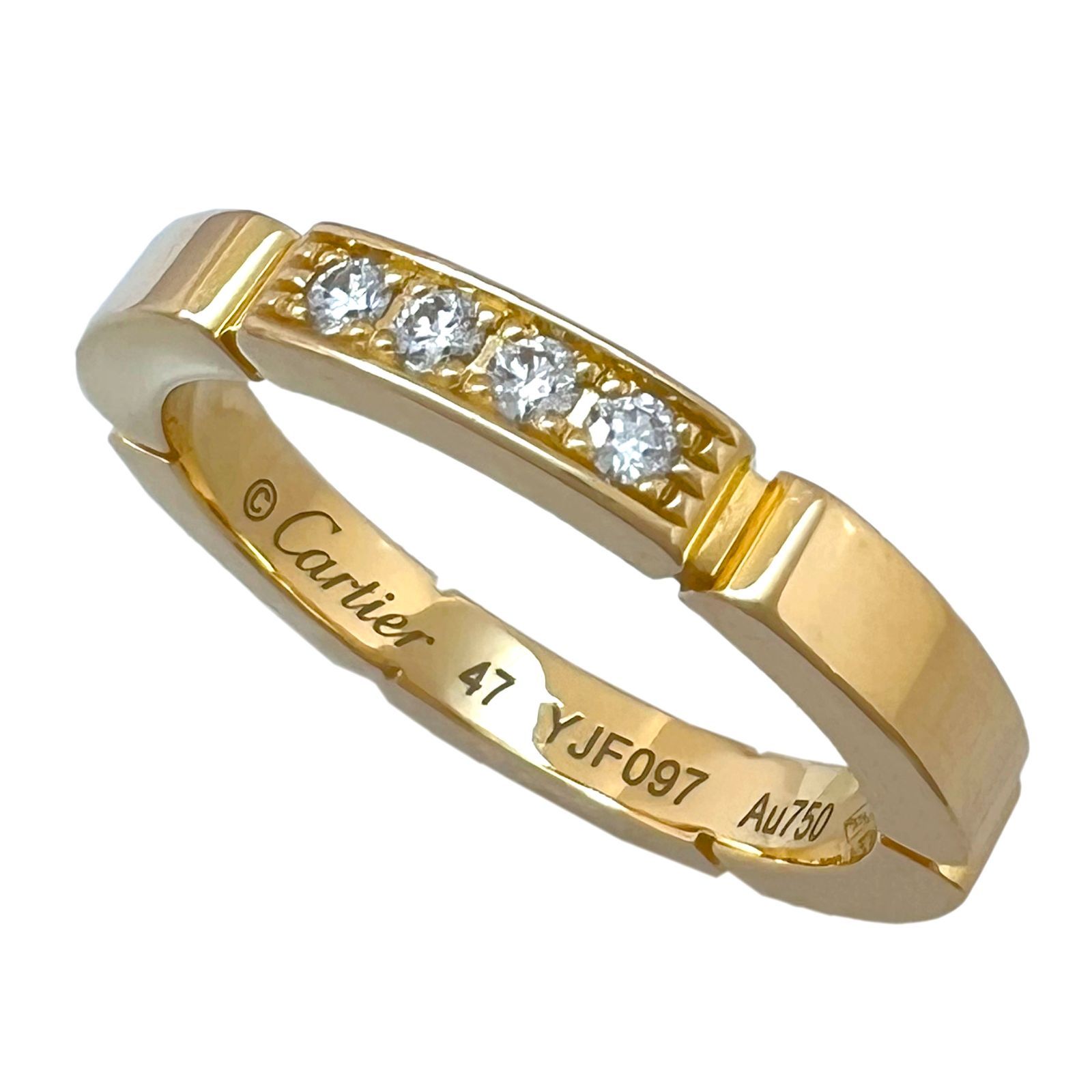 CARTIER カルティエ リング マイヨンパンテール ダイヤ 750 K18 YG 