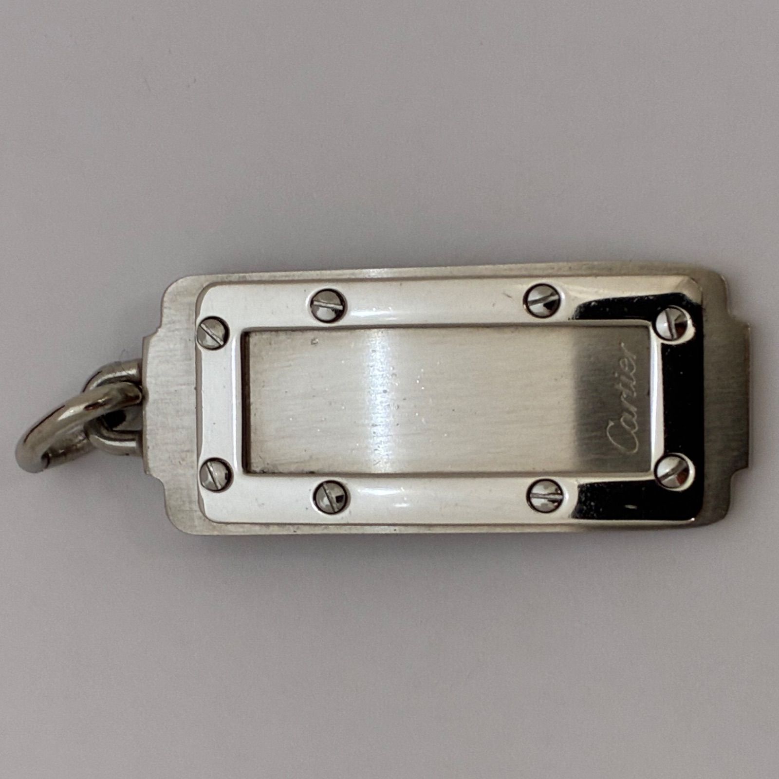 Cartier カルティエ サントス プレート トップ】ネックレス