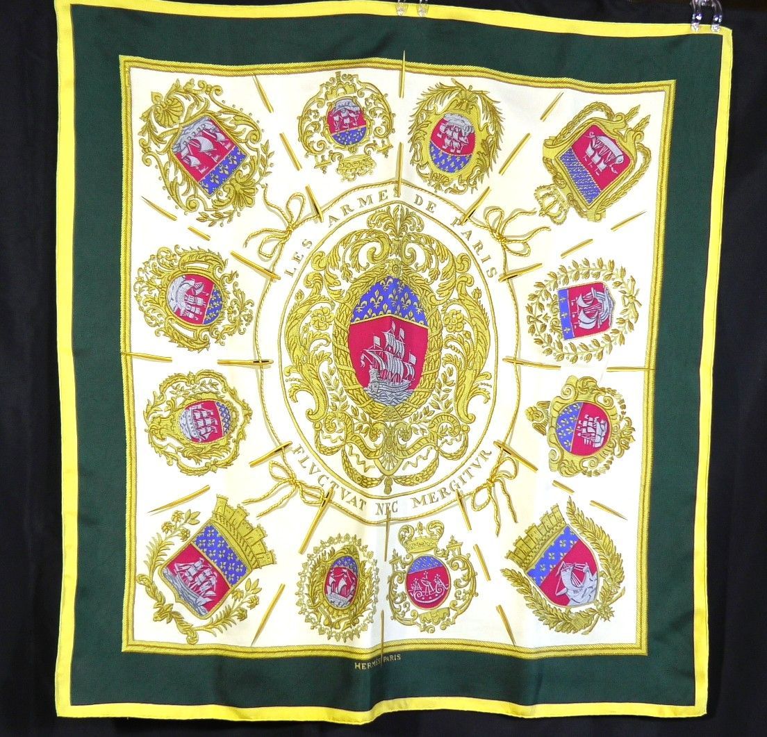 HERMES エルメス 大判スカーフ カレ90 シルク100％ D514 - メルカリ