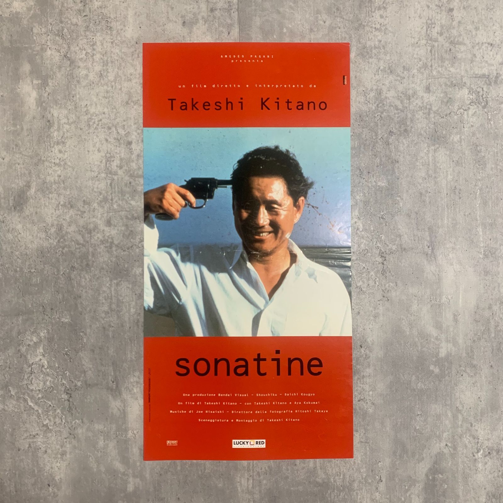映画｜Sonatine｜ソナチネ｜イタリア版｜オリジナルポスター｜2000