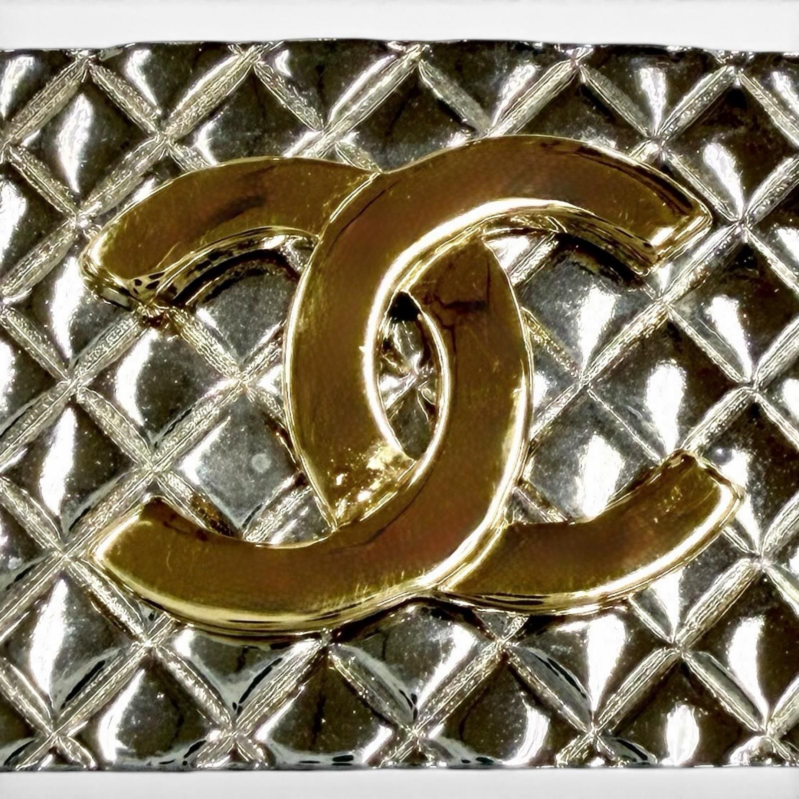 極美品◇CHANEL シャネル ヴィンテージ 98P ココマーク マトラッセ