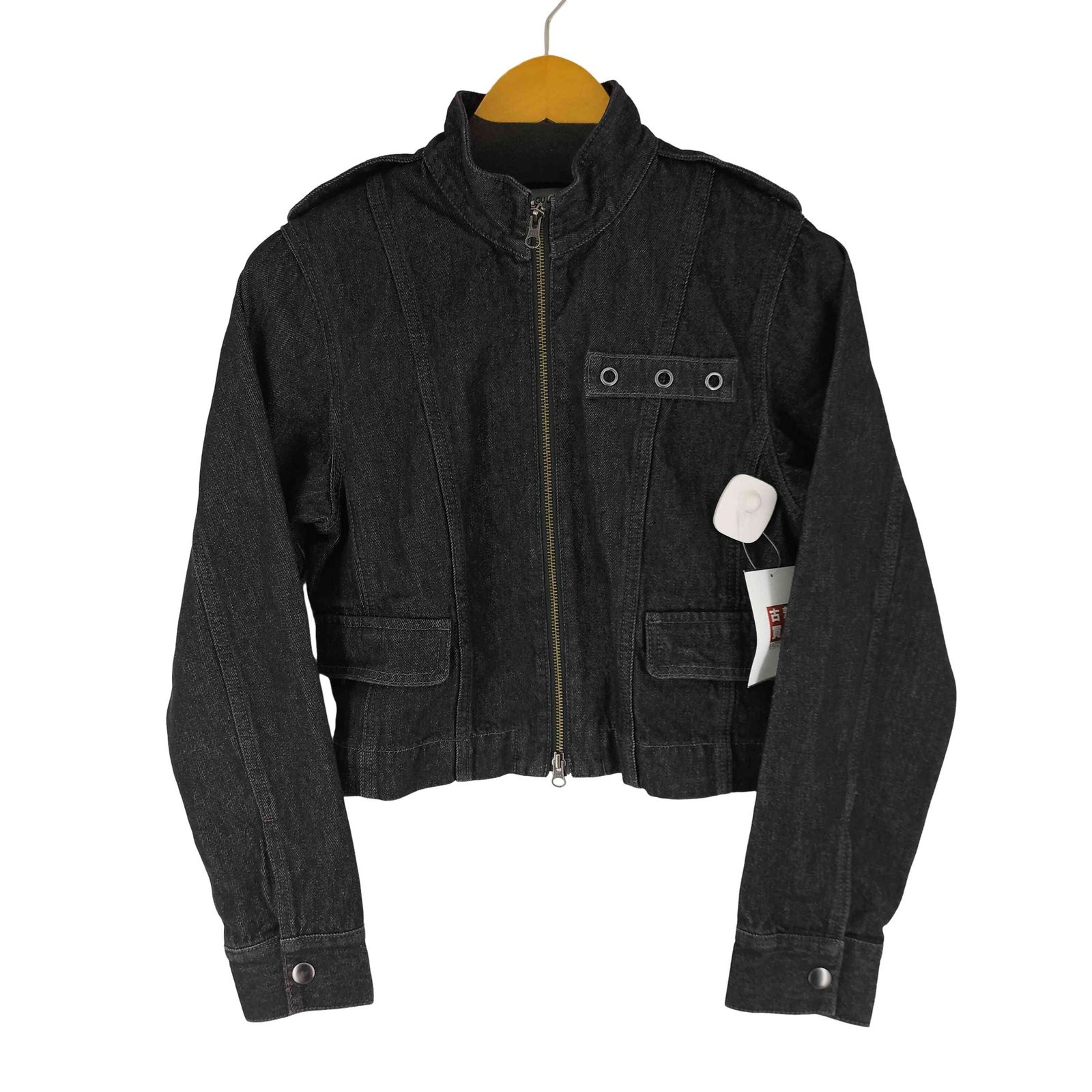 レディース ラグアジェム LAGUA GEM 25AW STAND NECK ZIP デニム 