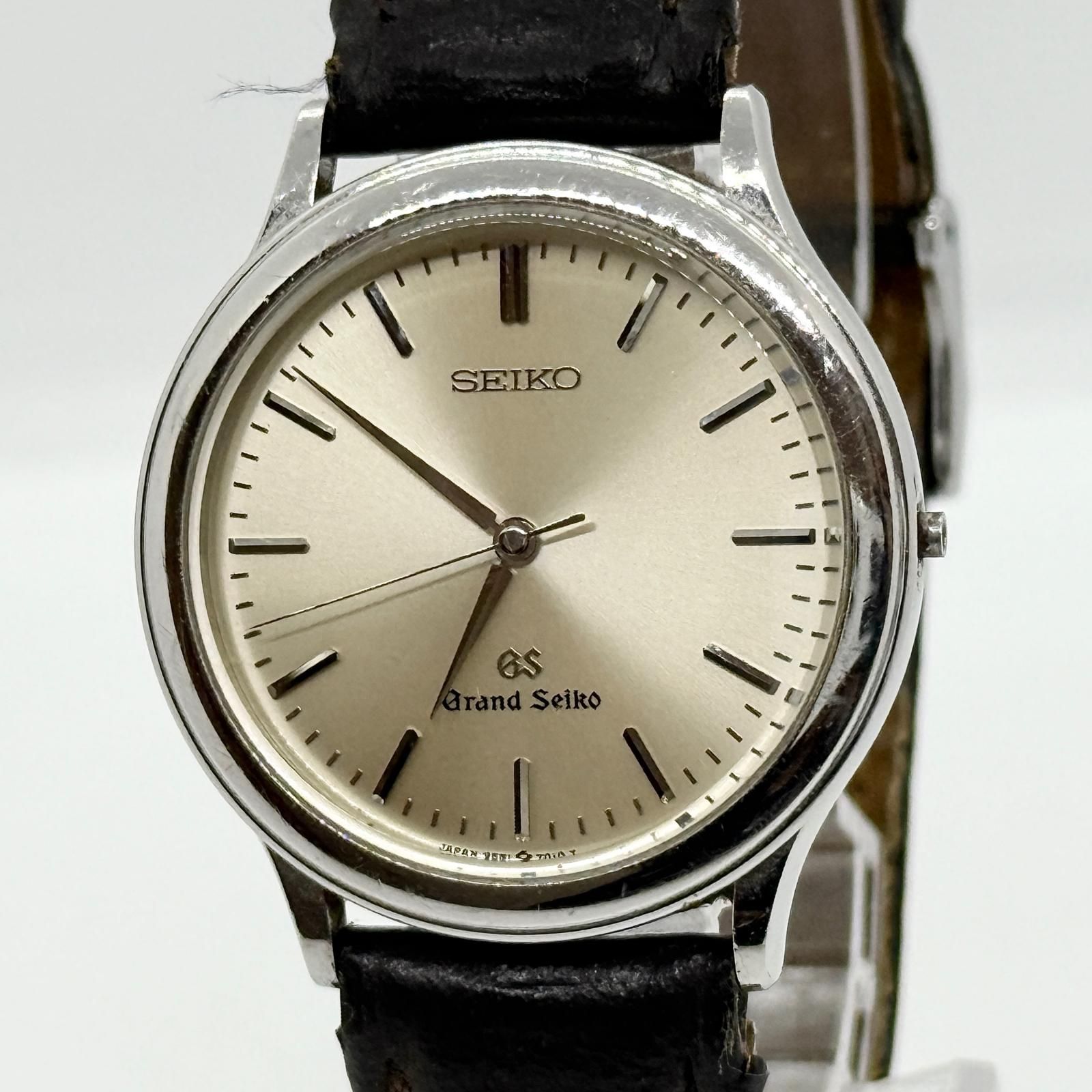 SEIKO セイコー GRAND SEIKO グランドセイコー 9581-7000 シルバー QZ 
