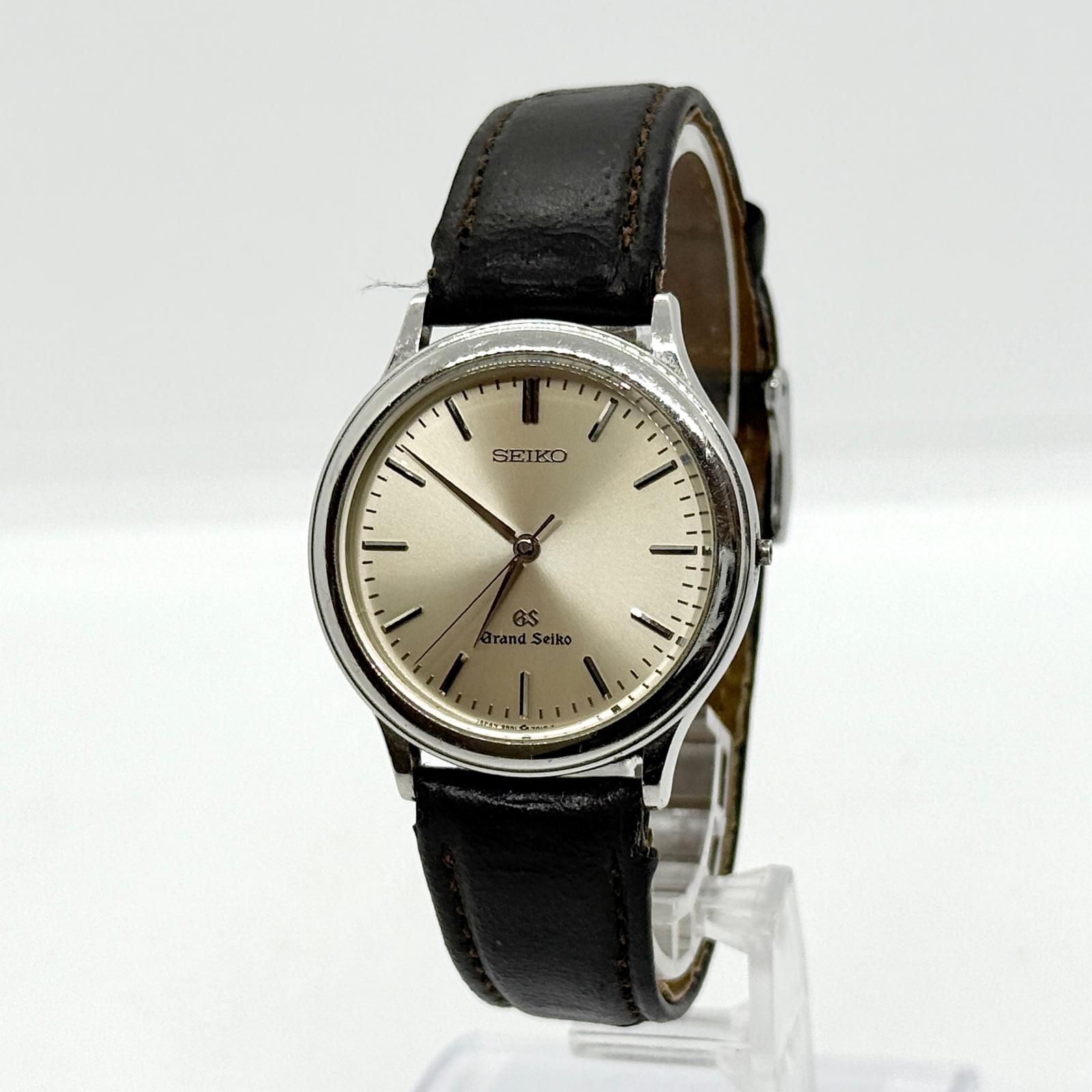SEIKO セイコー GRAND SEIKO グランドセイコー 9581-7000 シルバー QZ 
