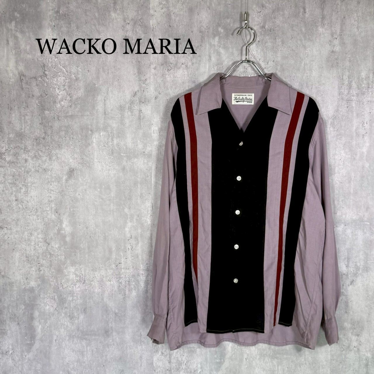 WACKO MARIA』ワコマリア（L）THREE-TONE 50'S SHIRT スリートーン