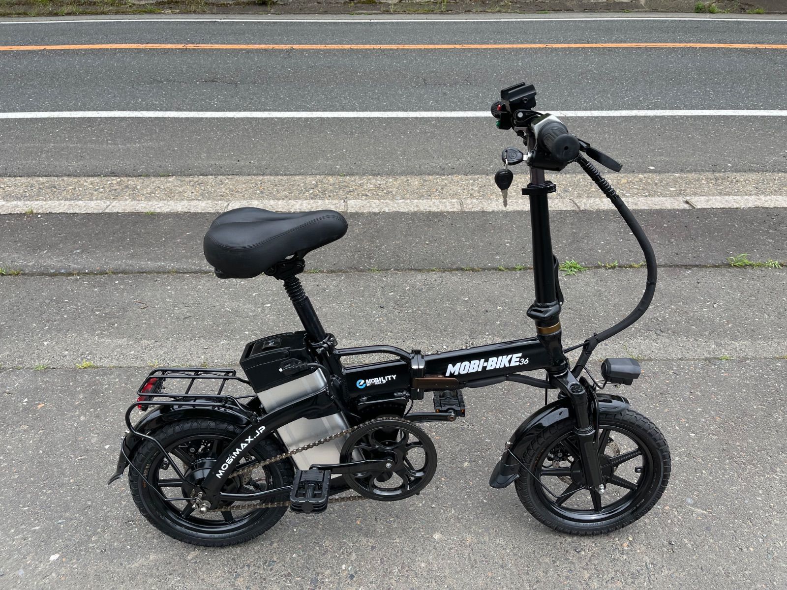 0388【動作確認済】送料無料 MOBILITY ディスク式 MTB 折り畳み電動