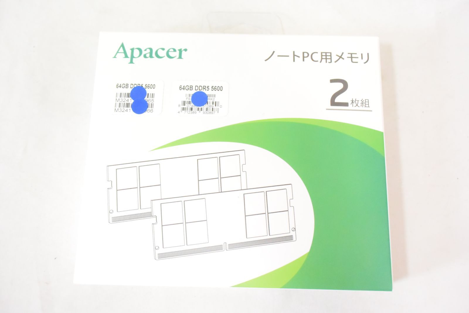 APACER 64GB DDR5 5600 SO-DIMM (32GBx2) 新品 - メルカリ