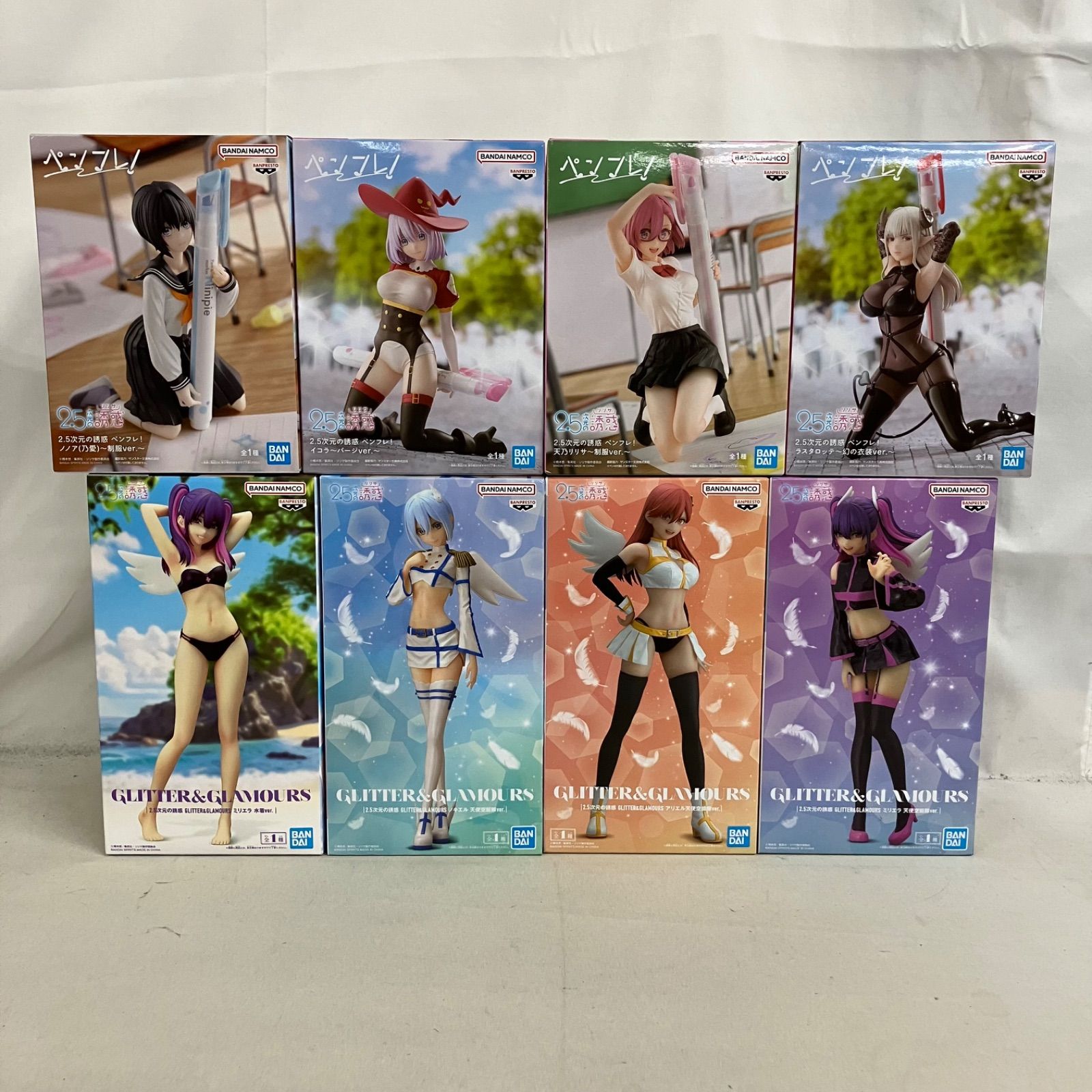 未開封 2.5次元の誘惑 GLITTER&GLAMOURS 他 ミリエラ 他 フィギュア 8 