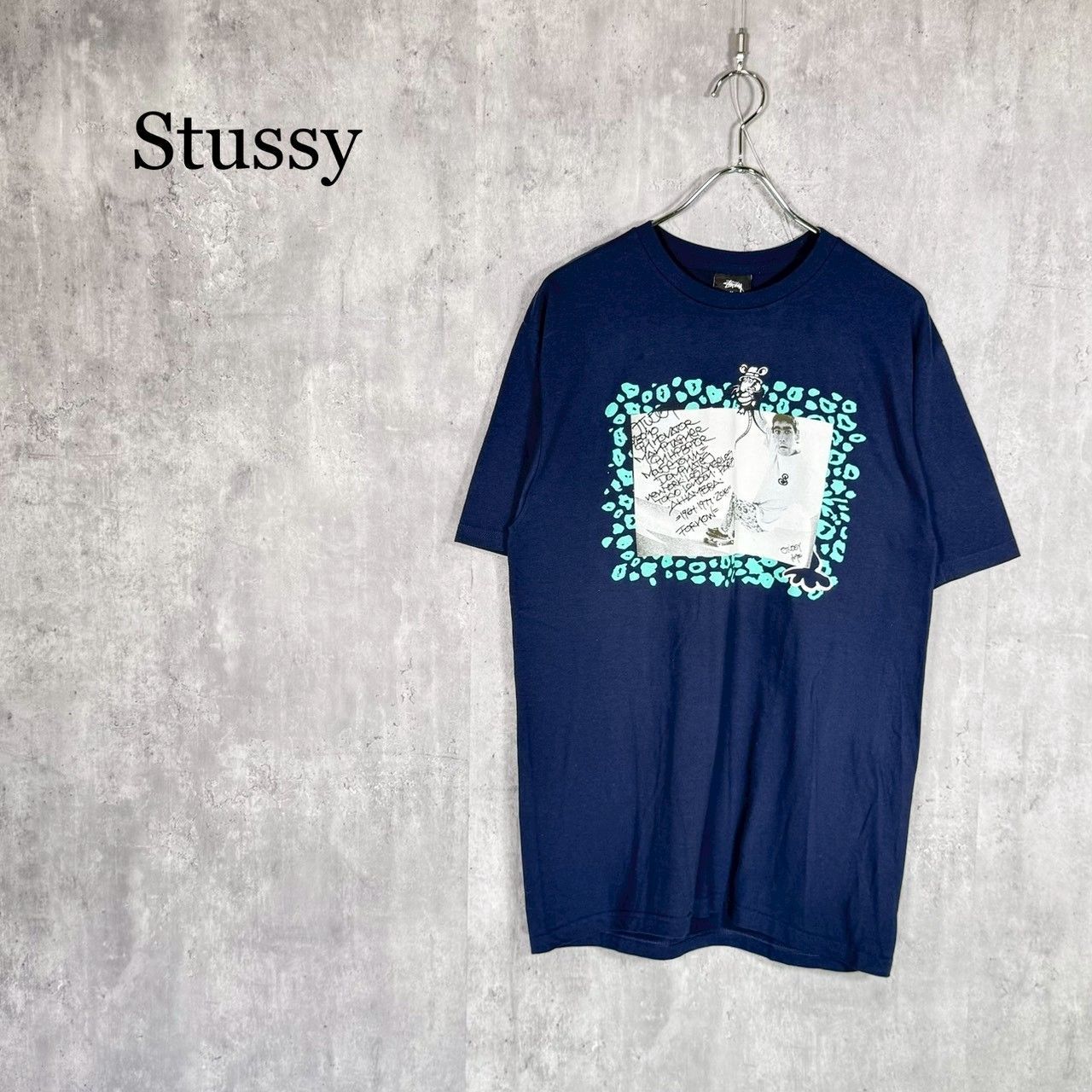 『Stussy』ステューシー（M）Lance Tee ランスマウンテン フォトグラフィックTシャツ