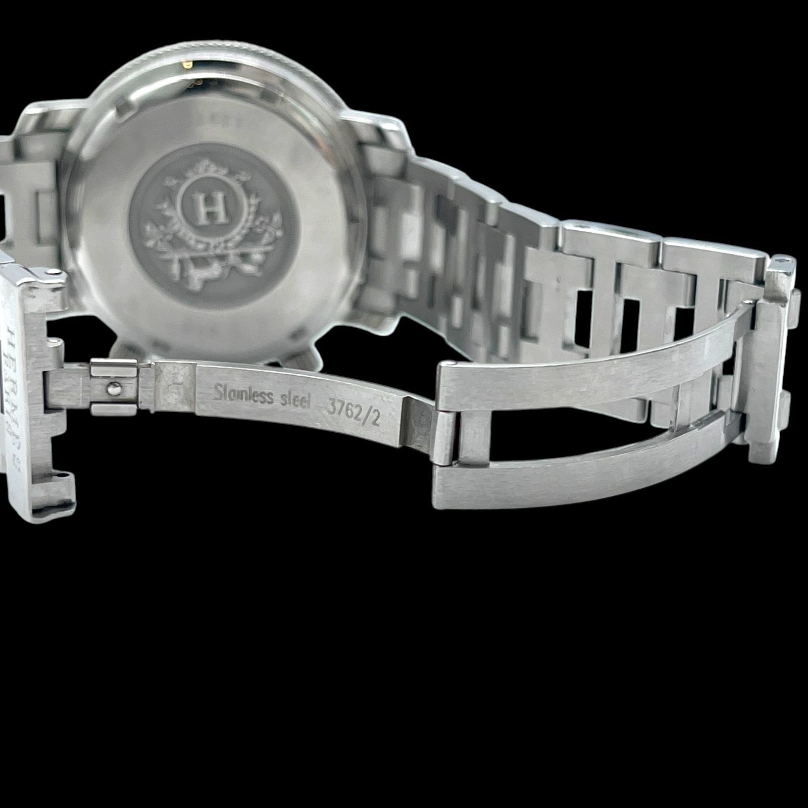 新品電池 稼働品 HERMES エルメス クリッパーダイバークロノグラフ