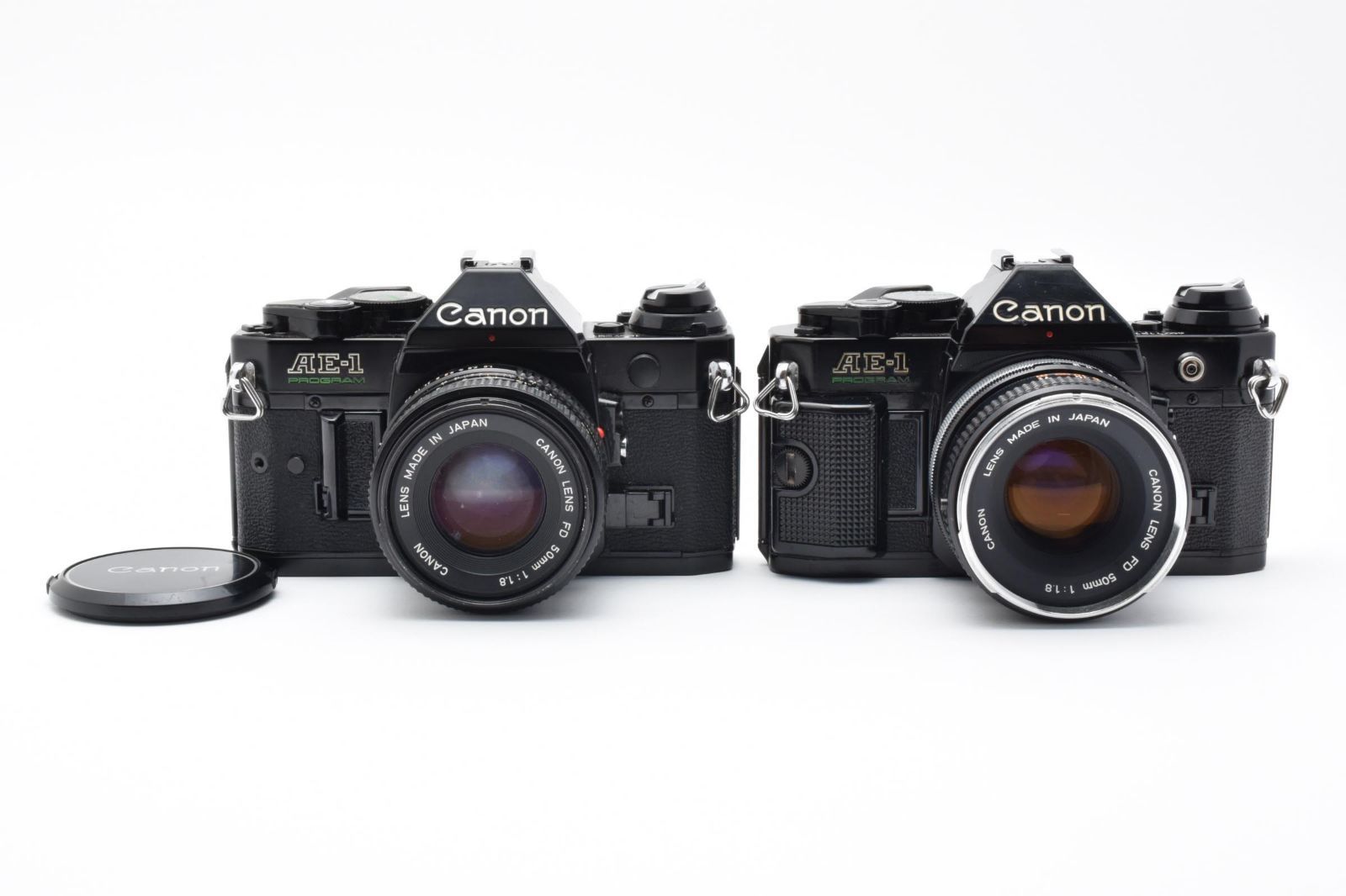 ☆ジャンク☆ キヤノン Canon AE-1 PROGRAM ブラック FDレンズセット 2