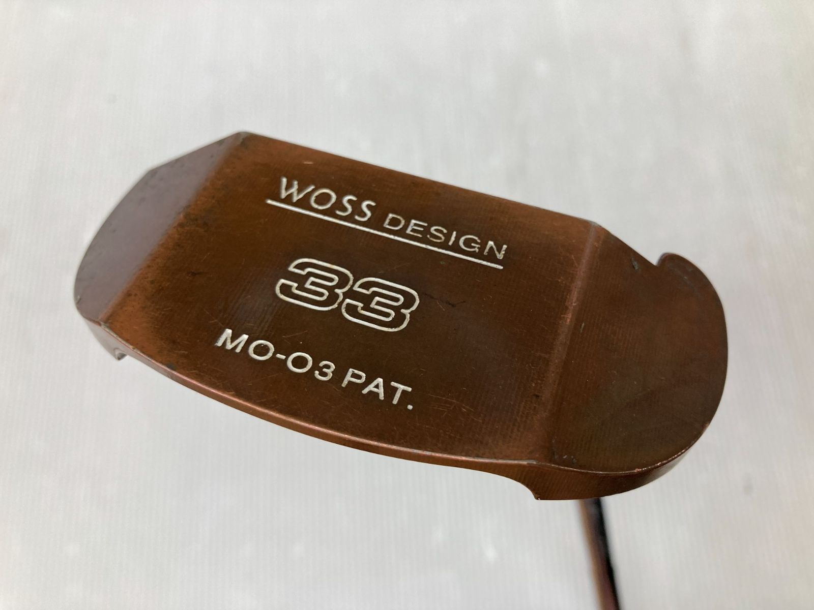 即納パター | 希少ゴルフクラブ| 中古 | WOSS ３３ MO-０３パター