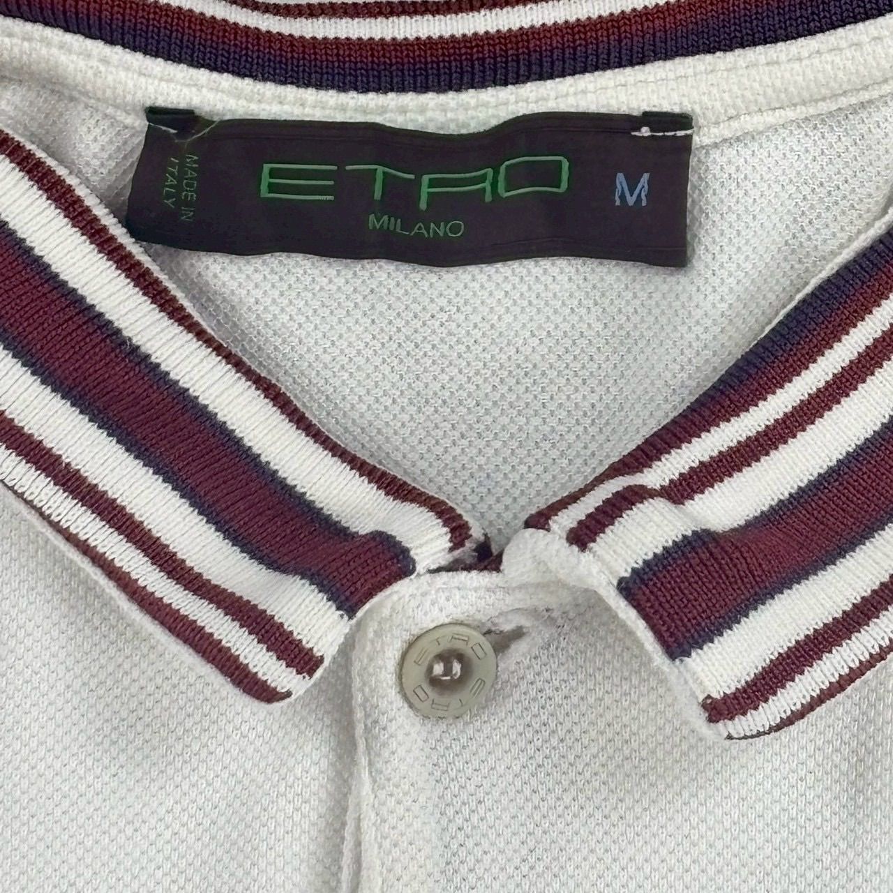 イタリア製 ETRO S/S Polo Shirt エトロ 半袖 ポロシャツ 鹿子 襟 