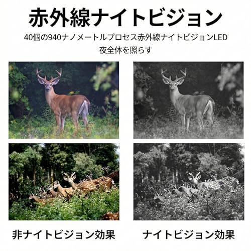 トレイルカメラ 防犯カメラ 屋外 電池式 1080p フルHD 暗視カメラ IP66防水防塵 人感センサー 動体検知 自動録画 監視カメラ 電源不要 配線不要 microSD対応 迷彩 トレイルカメラ 防犯カメラ 屋外 電池式 1080p フルHD 暗視カメラ IP66防水防塵 人感センサー 動体検知 自動録画 監視カメラ 電源不要 配線不要 microSD対応 迷彩