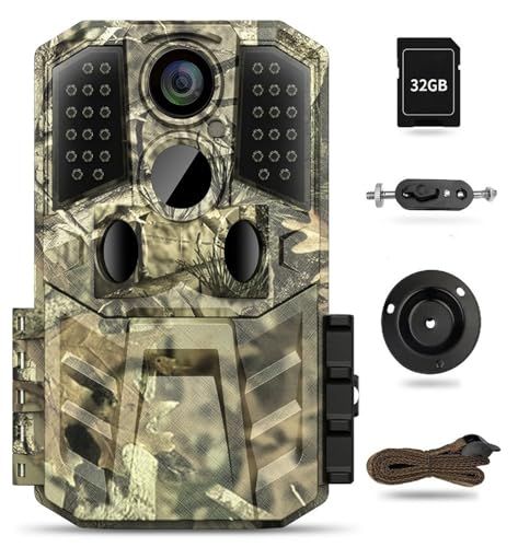 トレイルカメラ 防犯カメラ 赤外線カメラ 3600万画素 32GBメモリーカード付き 0.2s超高速トリガー 120°超広検知範囲 内蔵マイク 電池式防犯カメラ IP66級防水防塵 人感センサーカメラ 動体検知 日本語取扱説明書付き 24ヶ月保証 トレイルカメラ 防犯カメラ 赤外線カメラ 3600万画素 32GBメモリーカード付き 0.2s超高速トリガー 120°超広検知範囲 内蔵マイク 電池式防犯カメラ IP66級防水防塵 人感センサーカメラ 動体検知 日本語取扱説明書付き 24ヶ月保証