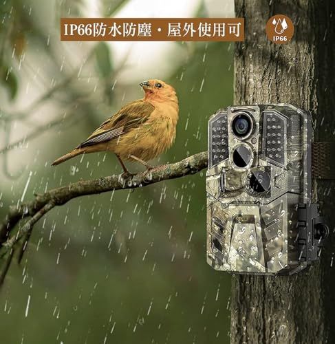 トレイルカメラ 防犯カメラ 赤外線カメラ 3600万画素 32GBメモリーカード付き 0.2s超高速トリガー 120°超広検知範囲 内蔵マイク 電池式防犯カメラ IP66級防水防塵 人感センサーカメラ 動体検知 日本語取扱説明書付き 24ヶ月保証 トレイルカメラ 防犯カメラ 赤外線カメラ 3600万画素 32GBメモリーカード付き 0.2s超高速トリガー 120°超広検知範囲 内蔵マイク 電池式防犯カメラ IP66級防水防塵 人感センサーカメラ 動体検知 日本語取扱説明書付き 24ヶ月保証