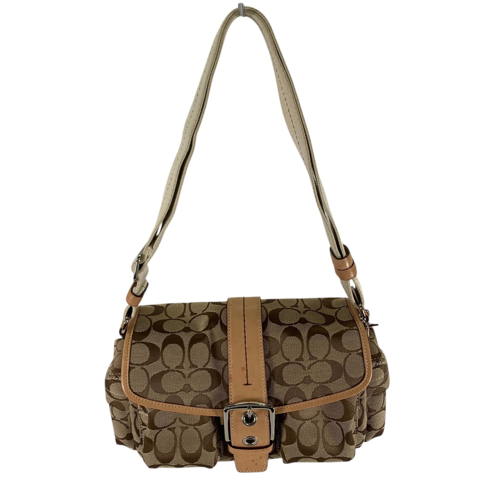 【美品】コーチ COACH ショルダーバッグ ソーホー シグネチャー 6835 COACH コーチ SOHO ソーホー シグネチャー ショルダーバッグ 6835