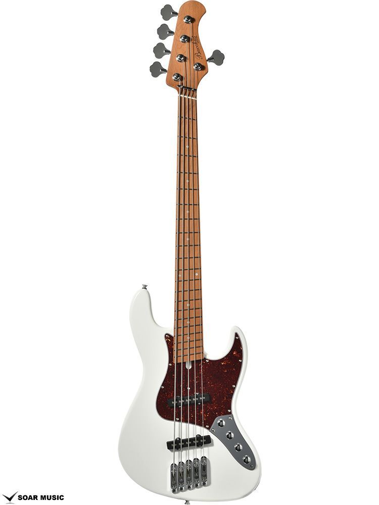 【新モデル誕生！6月頃入荷予定 ご予約受付中！】Bacchus WJB5-1MS-DX-AC RSM/M WH (ホワイト) 5弦ベース マルチスケールモデル ユニバースシリーズ バッカス エレキベース