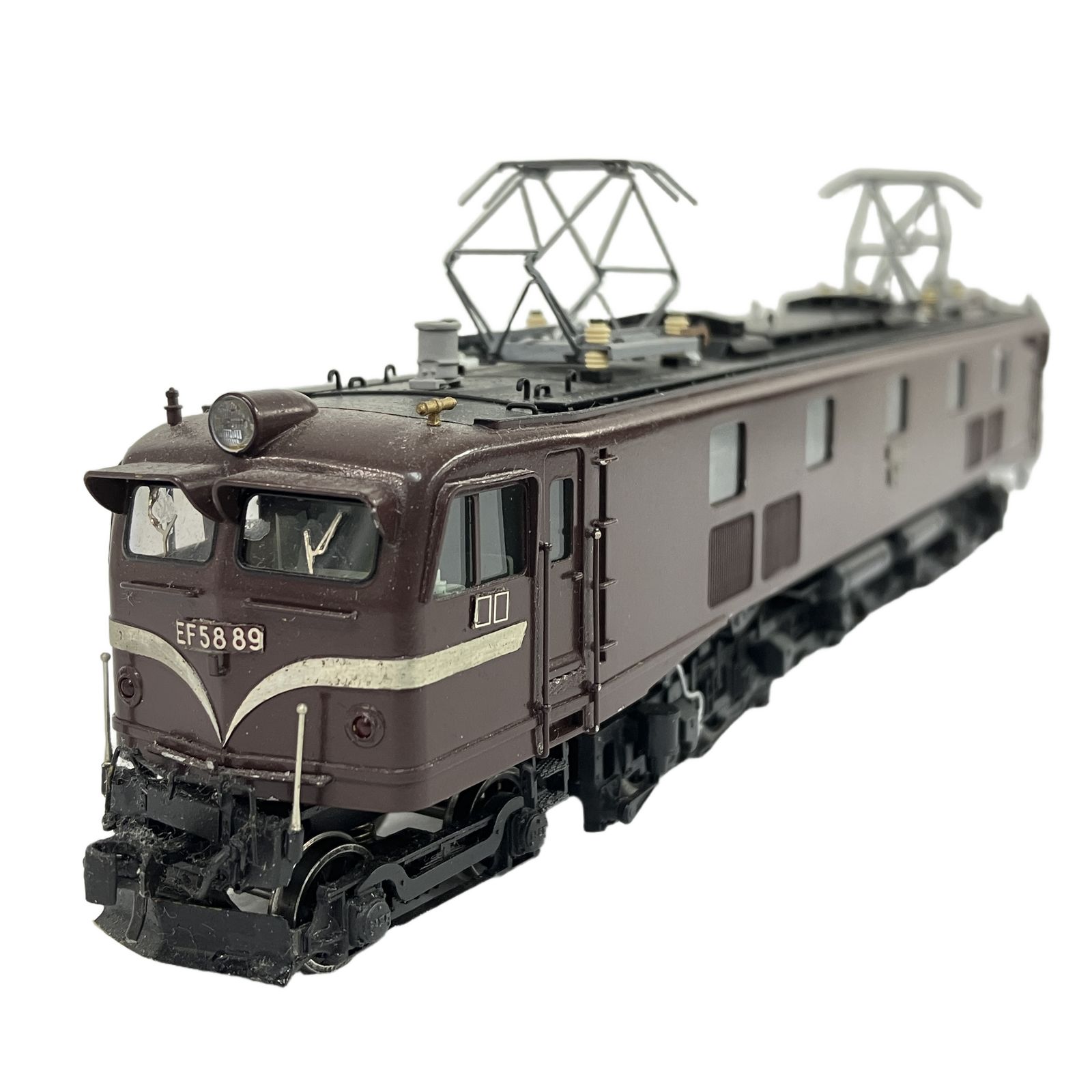 エンドウ 国鉄 EF58形89号機 電気機関車 茶色 HOゲージ 鉄道模型 中古 N11294995