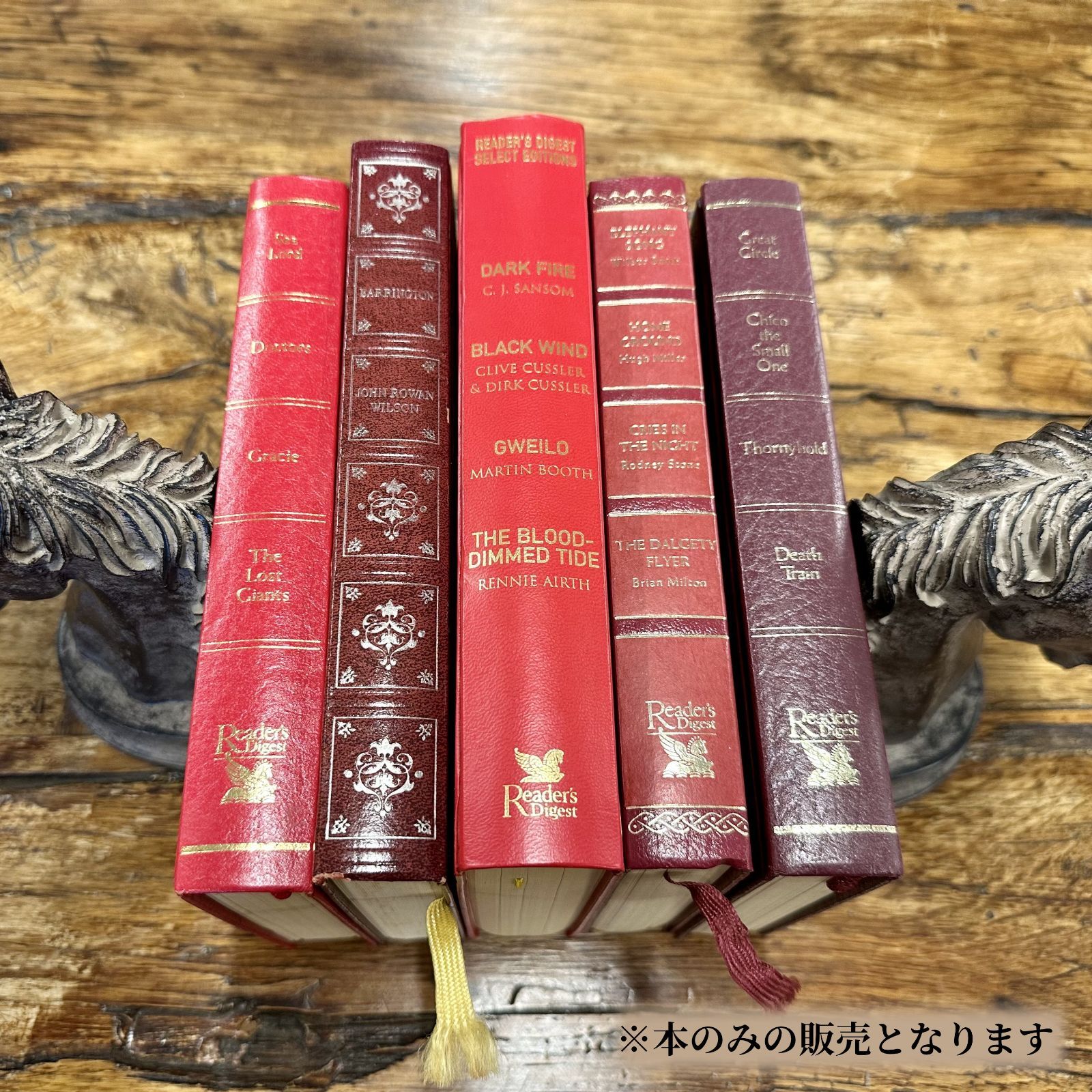赤系・5冊セット】洋書 ヴィンテージ 古書 インテリア 撮影小物